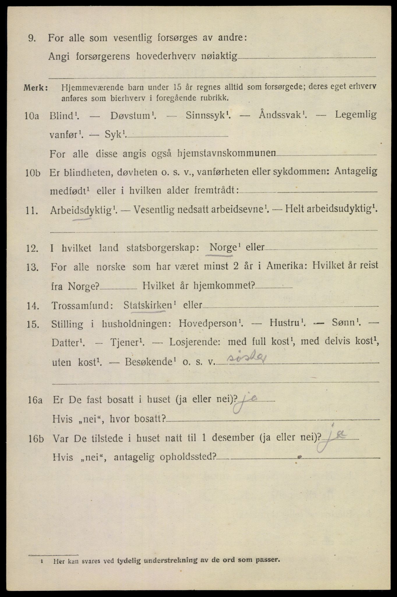 SAKO, 1920 census for Ytre Sandsvær, 1920, p. 6885