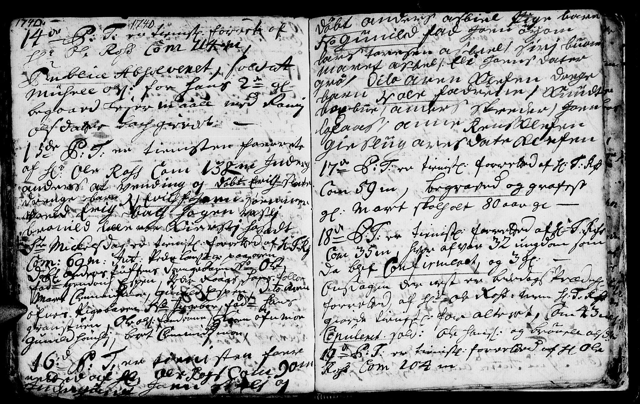 Ministerialprotokoller, klokkerbøker og fødselsregistre - Sør-Trøndelag, AV/SAT-A-1456/668/L0812: Parish register (copy) no. 668C01, 1715-1742