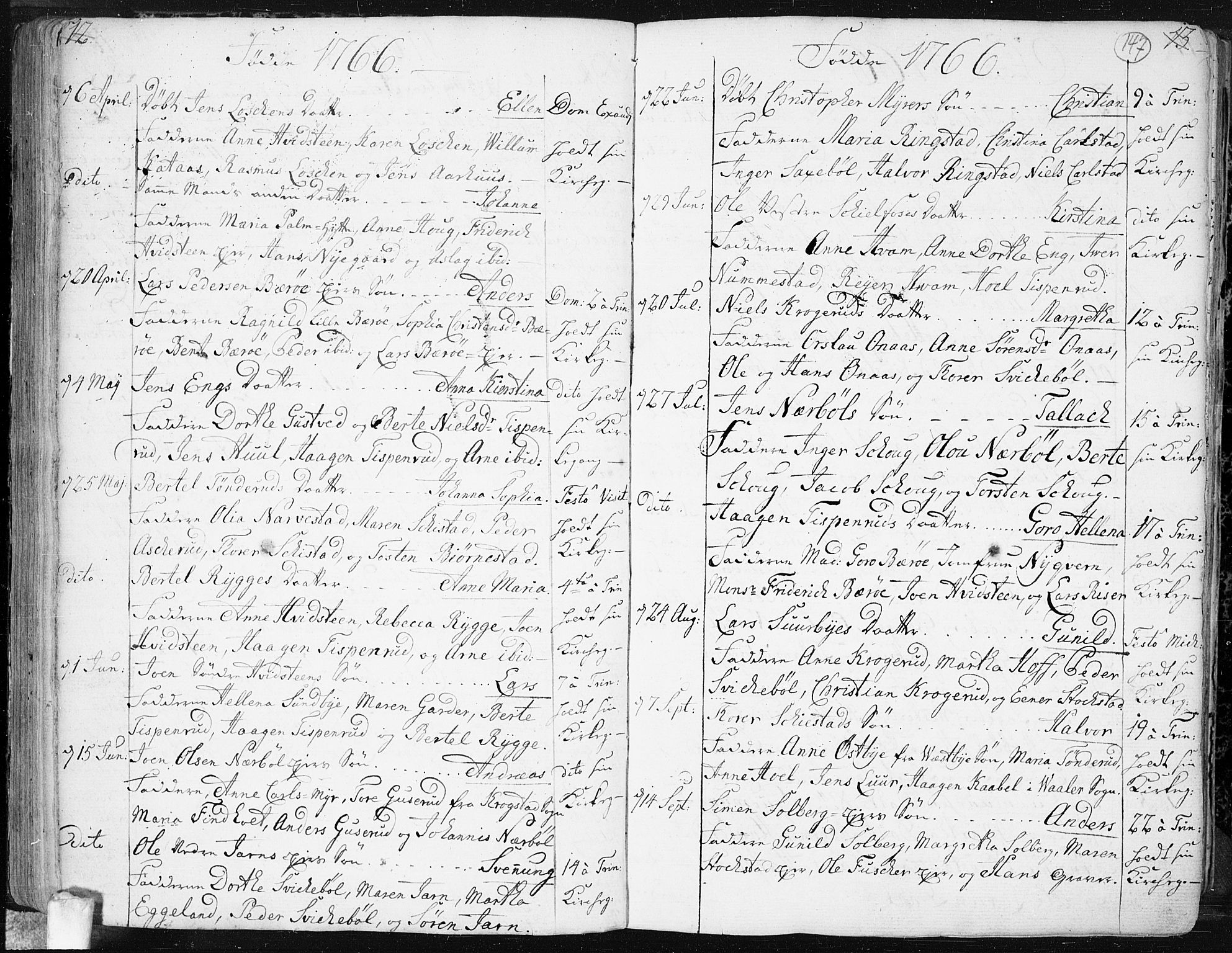 Hobøl prestekontor Kirkebøker, AV/SAO-A-2002/F/Fa/L0001: Parish register (official) no. I 1, 1733-1814, p. 147