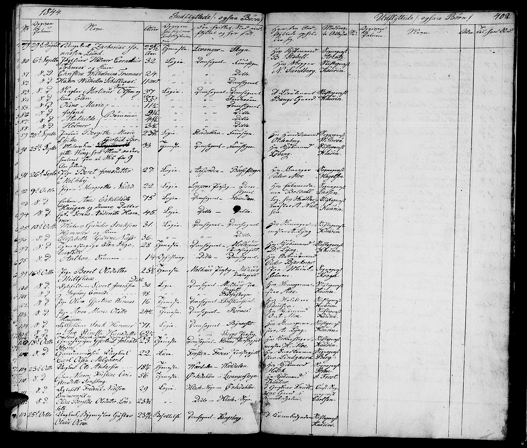Ministerialprotokoller, klokkerbøker og fødselsregistre - Sør-Trøndelag, SAT/A-1456/602/L0136: Parish register (copy) no. 602C04, 1833-1845, p. 402
