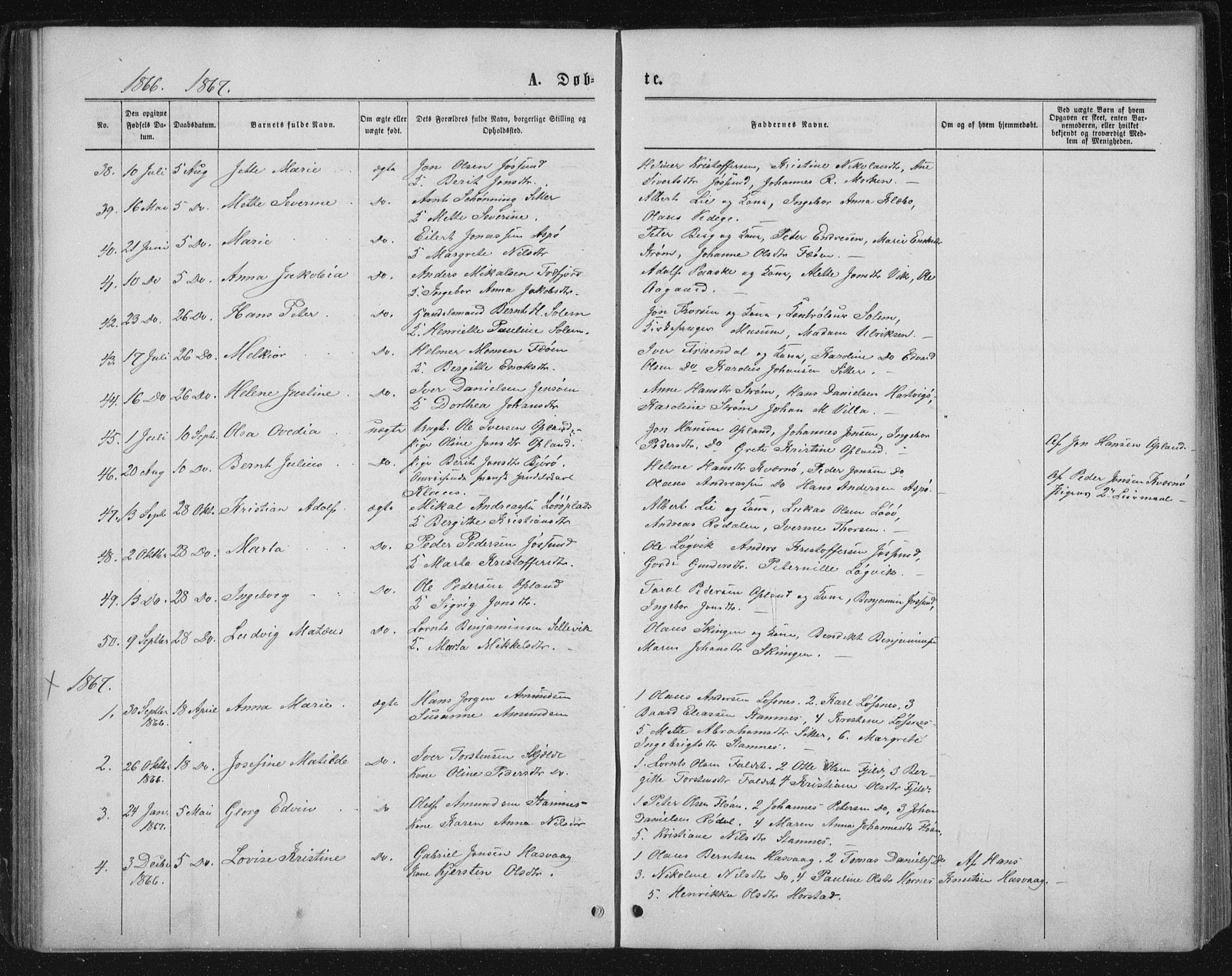 Ministerialprotokoller, klokkerbøker og fødselsregistre - Nord-Trøndelag, AV/SAT-A-1458/771/L0595: Parish register (official) no. 771A02, 1840-1869