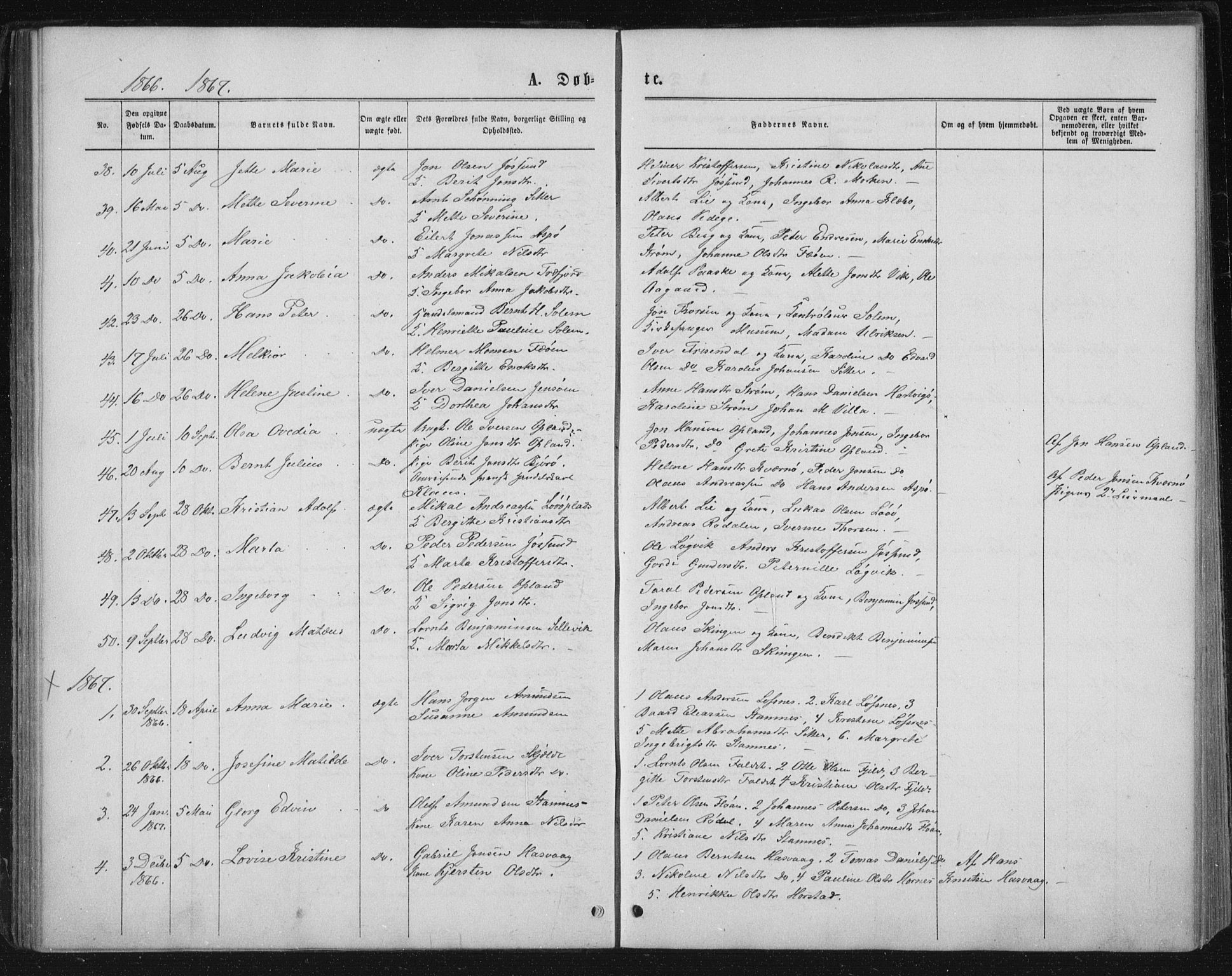 Ministerialprotokoller, klokkerbøker og fødselsregistre - Nord-Trøndelag, AV/SAT-A-1458/771/L0595: Parish register (official) no. 771A02, 1840-1869