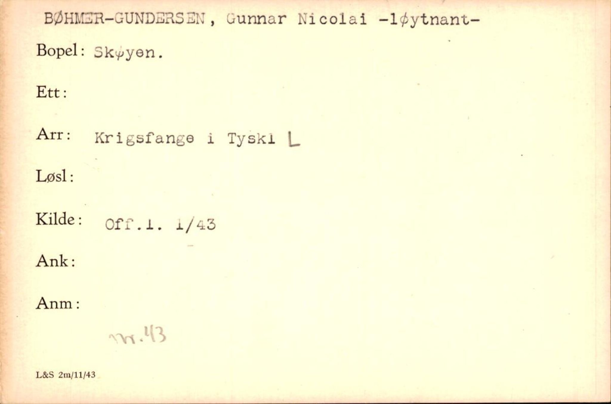 Forsvaret, Forsvarets krigshistoriske avdeling, AV/RA-RAFA-2017/Y/Yf/L0200: II-C-11-2102  -  Norske krigsfanger i Tyskland, 1940-1945, p. 166