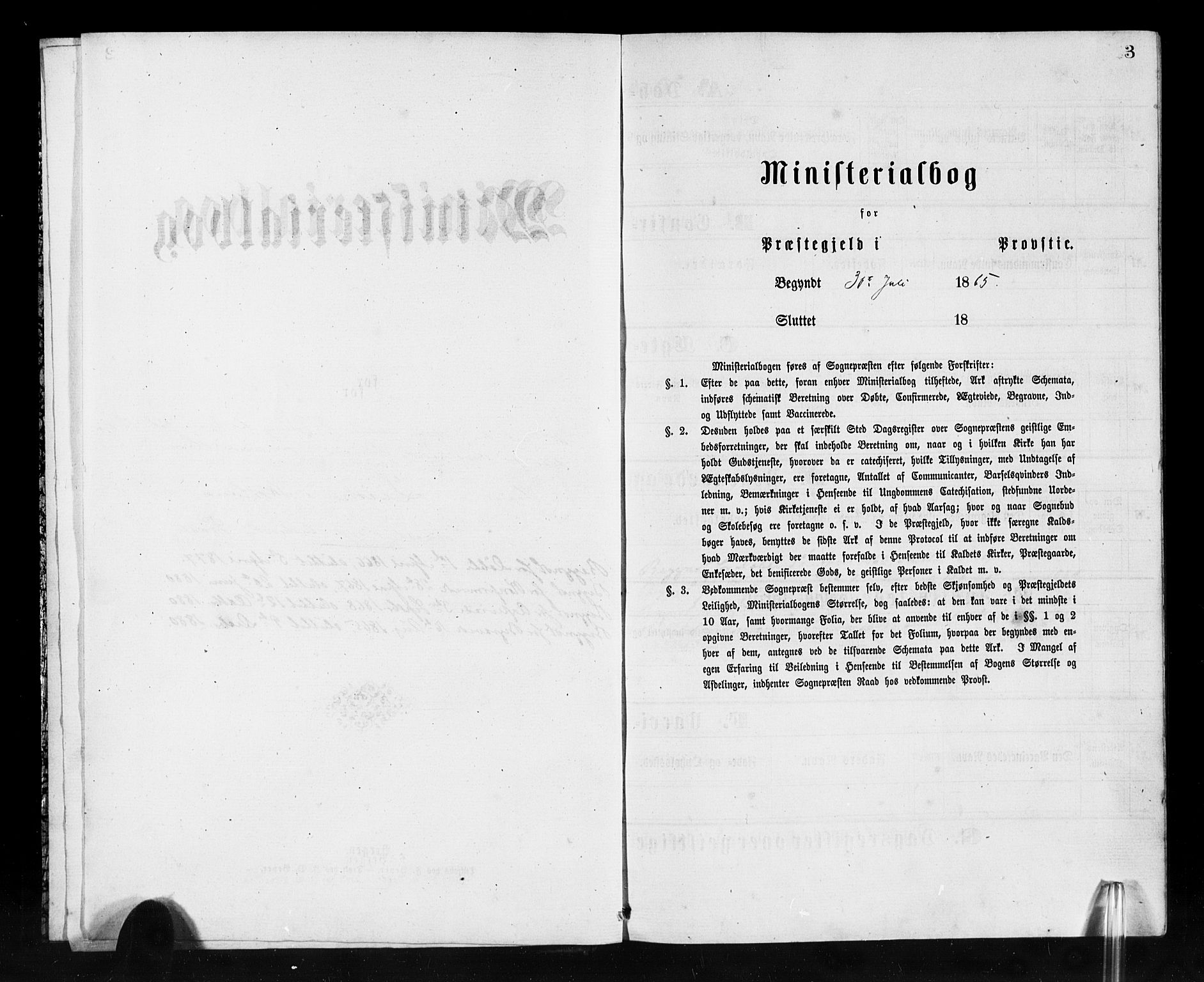 Den norske sjømannsmisjon i utlandet/Skotske havner (Leith, Glasgow), SAB/SAB/PA-0100/H/Ha/Haa/L0001: Parish register (official) no. A 1, 1865-1880, p. 3