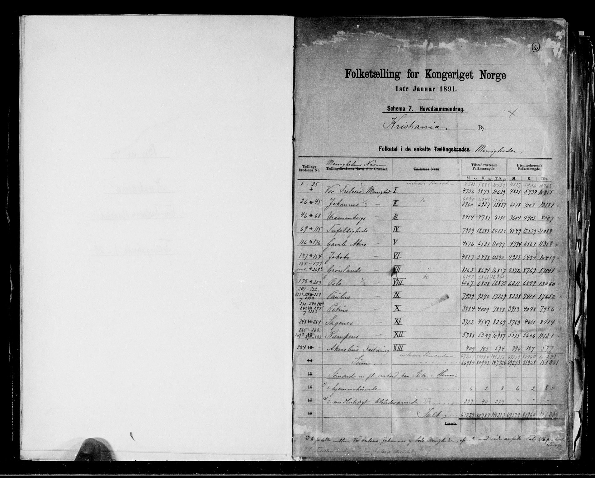 RA, 1891 census for 0301 Kristiania, 1891, p. 140