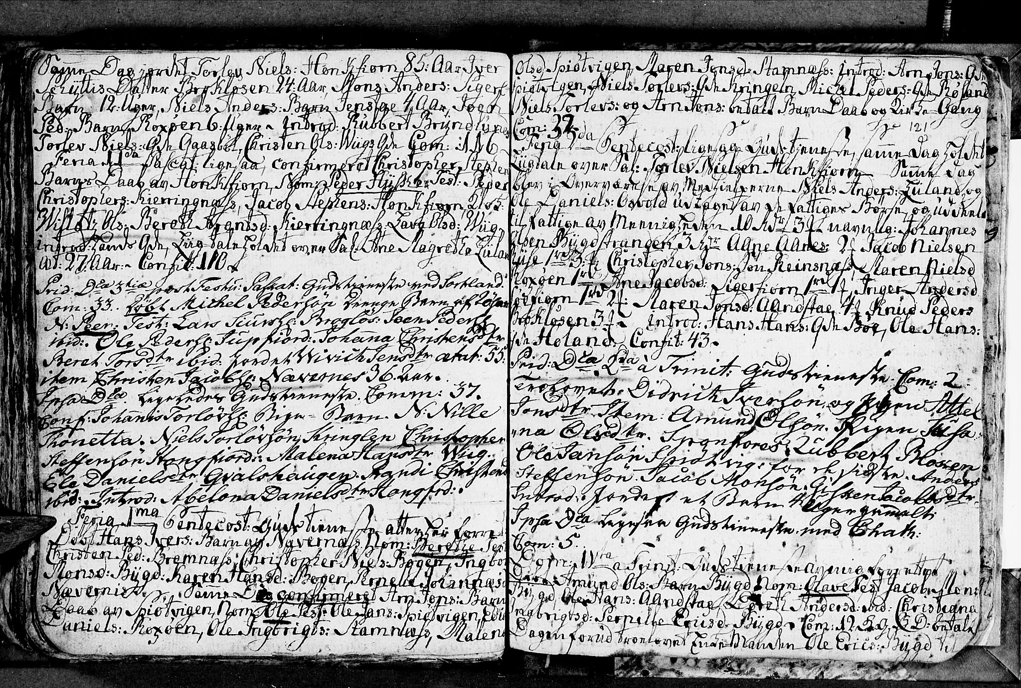 Ministerialprotokoller, klokkerbøker og fødselsregistre - Nordland, SAT/A-1459/895/L1366: Parish register (official) no. 895A01, 1730-1794, p. 121
