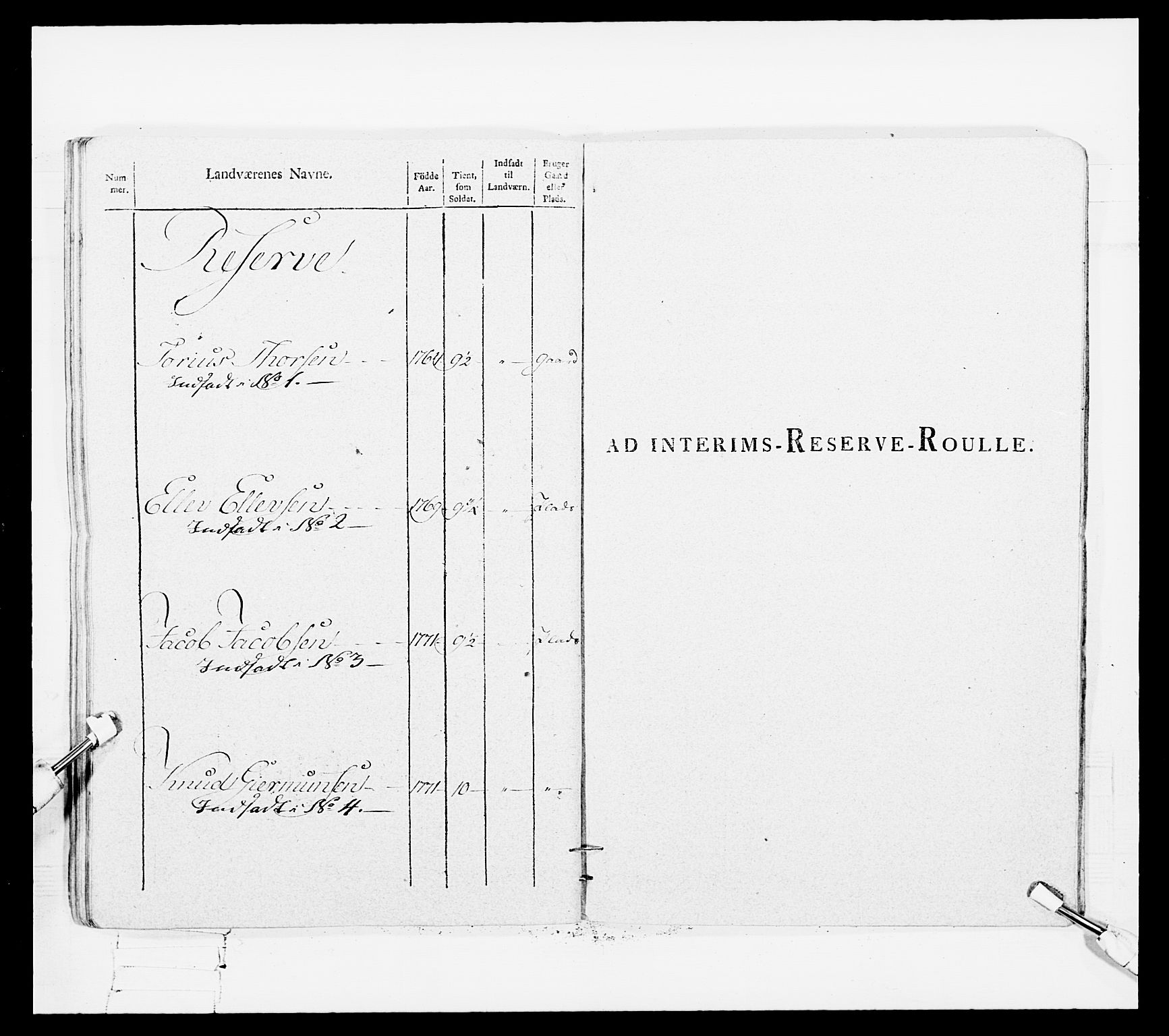 Generalitets- og kommissariatskollegiet, Det kongelige norske kommissariatskollegium, RA/EA-5420/E/Eh/L0108: Vesterlenske nasjonale infanteriregiment, 1791-1802, p. 574