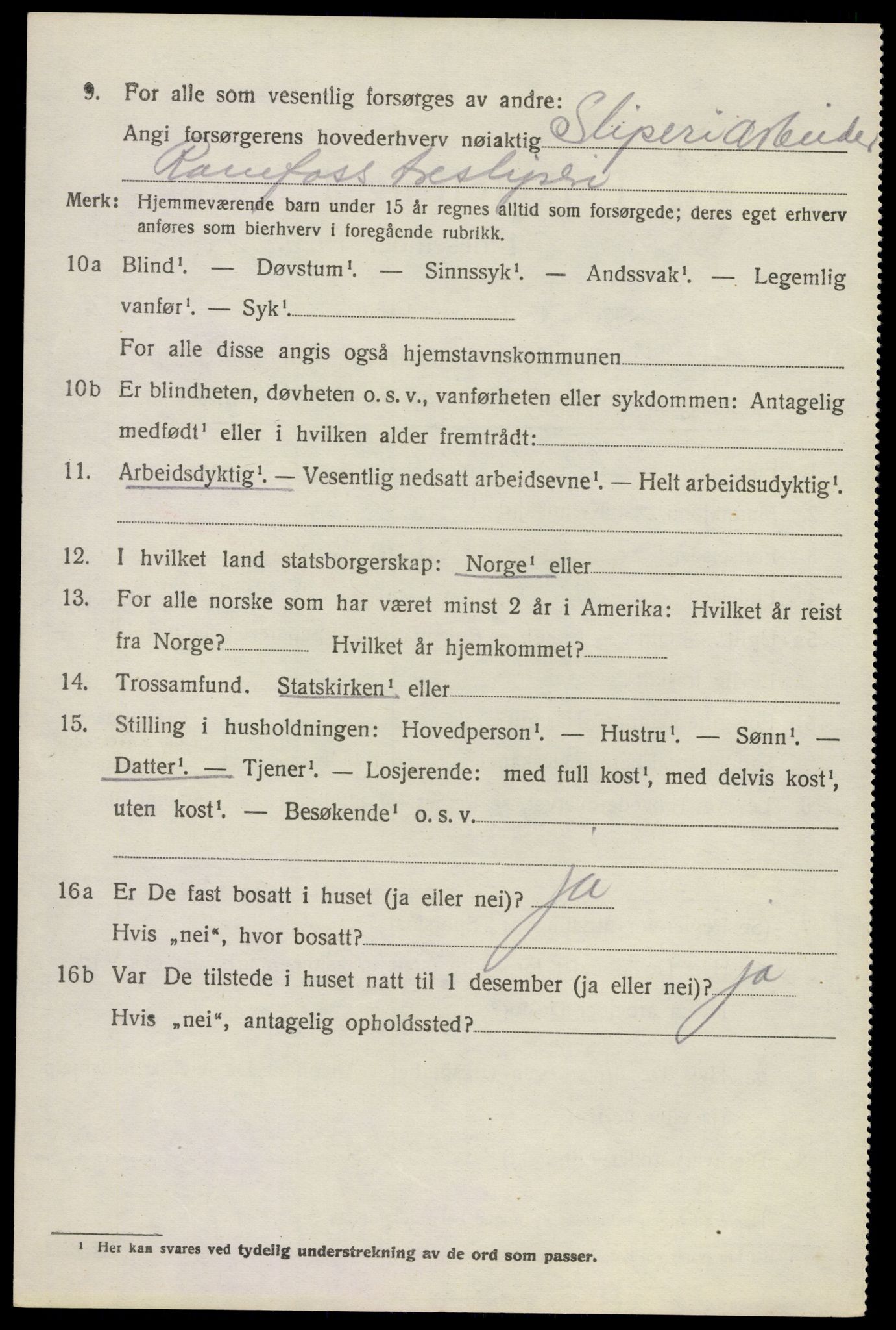 SAKO, 1920 census for Krødsherad, 1920, p. 2372