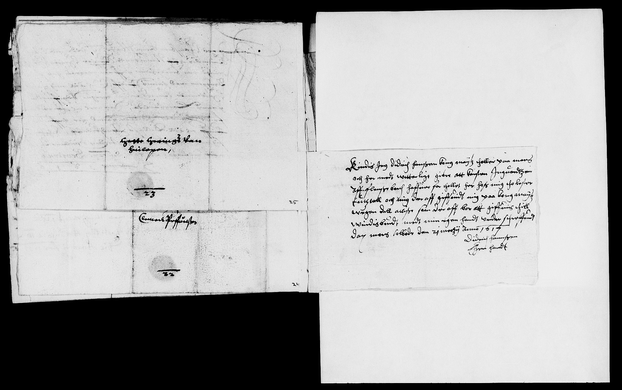 Rentekammeret inntil 1814, Reviderte regnskaper, Lensregnskaper, AV/RA-EA-5023/R/Rb/Rbm/L0001: Eiker len, 1607-1618