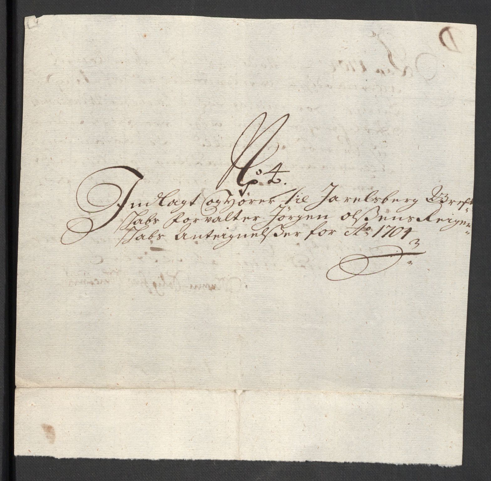 Rentekammeret inntil 1814, Reviderte regnskaper, Fogderegnskap, AV/RA-EA-4092/R32/L1871: Fogderegnskap Jarlsberg grevskap, 1703-1705, p. 386