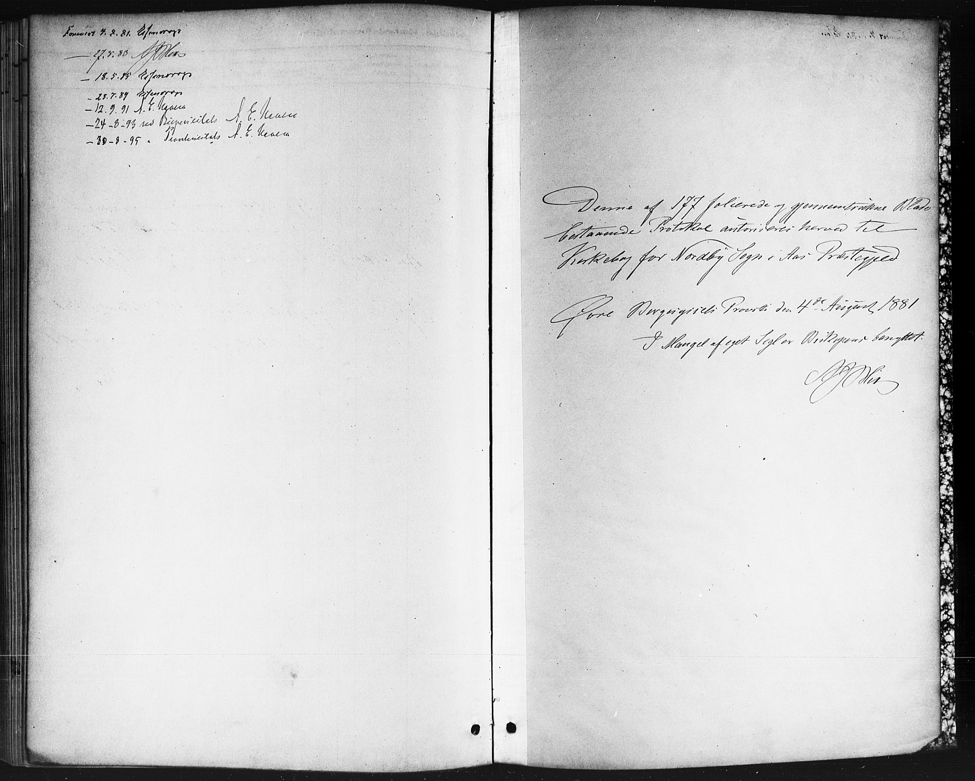 Ås prestekontor Kirkebøker, SAO/A-10894/F/Fb/L0001: Parish register (official) no. II 1, 1881-1895
