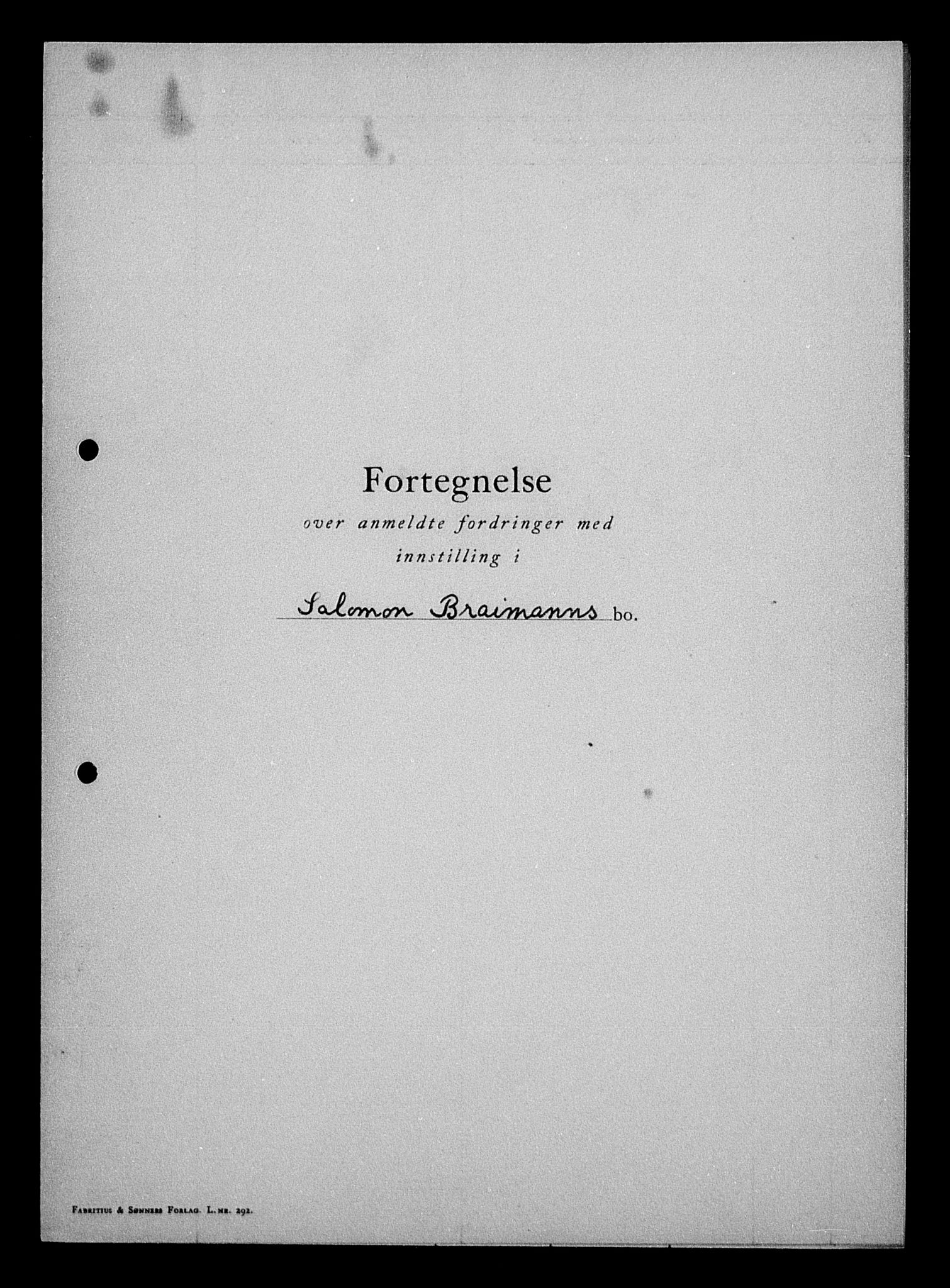 Justisdepartementet, Tilbakeføringskontoret for inndratte formuer, RA/S-1564/H/Hc/Hcc/L0927: --, 1945-1947, p. 435