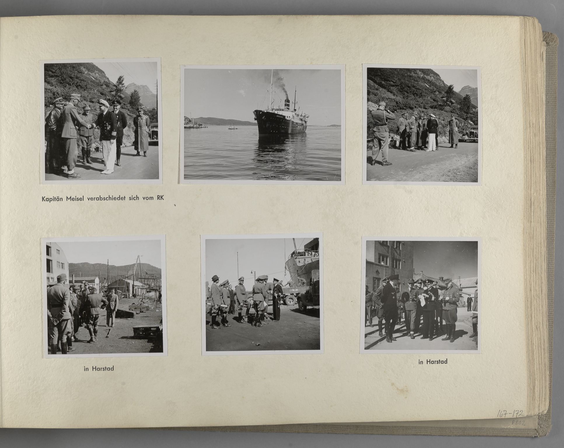 Tyske arkiver, Reichskommissariat, Bildarchiv, RA/RAFA-3309/U/L0071: Fotoalbum: Mit dem Reichskommissar nach Nordnorwegen und Finnland 10. bis 27. Juli 1942, 1942, p. 71