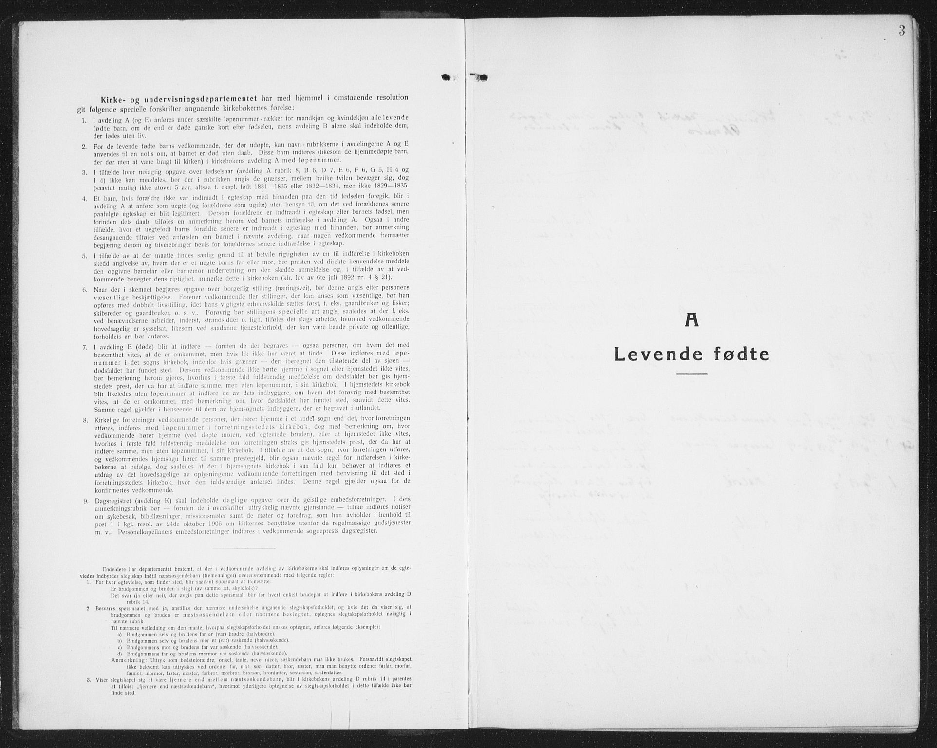Ministerialprotokoller, klokkerbøker og fødselsregistre - Nordland, SAT/A-1459/872/L1049: Parish register (copy) no. 872C05, 1920-1938, p. 3