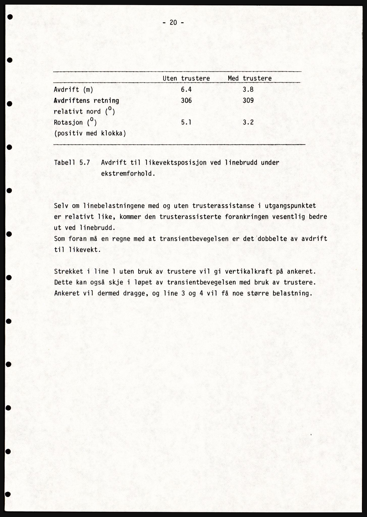 Justisdepartementet, Granskningskommisjonen ved Alexander Kielland-ulykken 27.3.1980, AV/RA-S-1165/D/L0021: V Forankring (Doku.liste + V1-V3 av 3)/W Materialundersøkelser (Doku.liste + W1-W10 av 10 - W9 eske 26), 1980-1981, p. 25