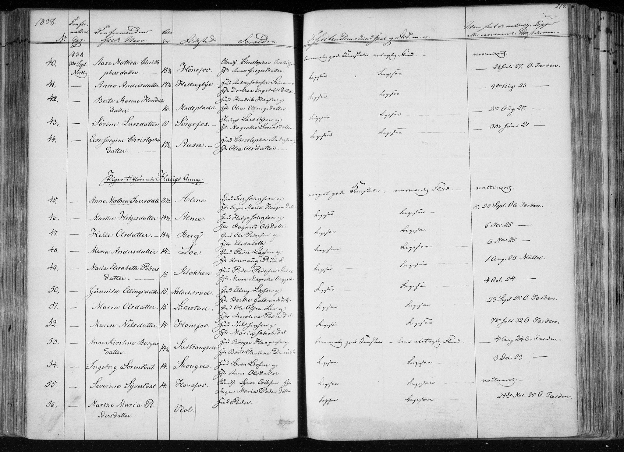 Norderhov kirkebøker, AV/SAKO-A-237/F/Fa/L0010: Parish register (official) no. 10, 1837-1847, p. 274