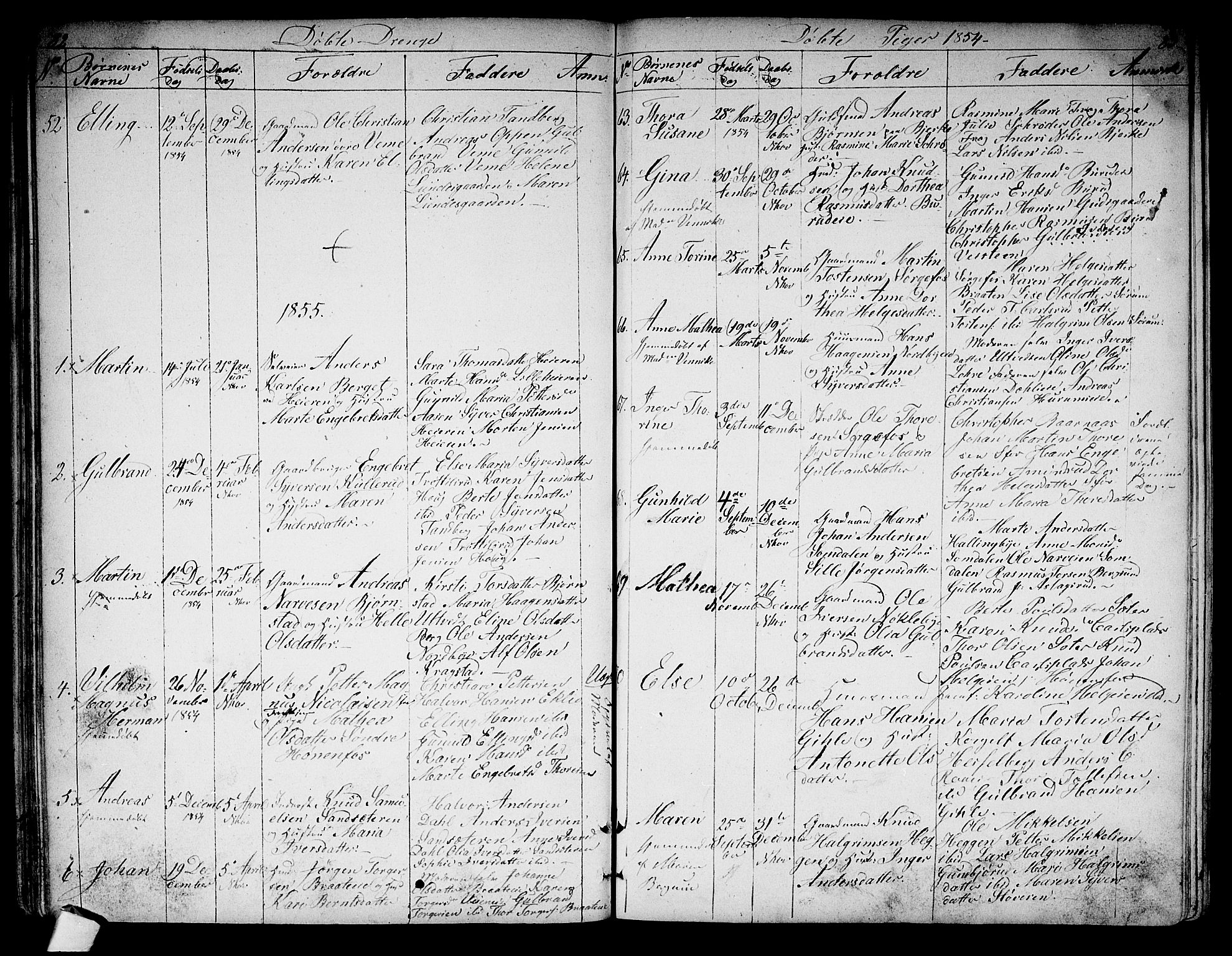 Norderhov kirkebøker, AV/SAKO-A-237/G/Ga/L0005: Parish register (copy) no. I 5, 1849-1863, p. 82-83