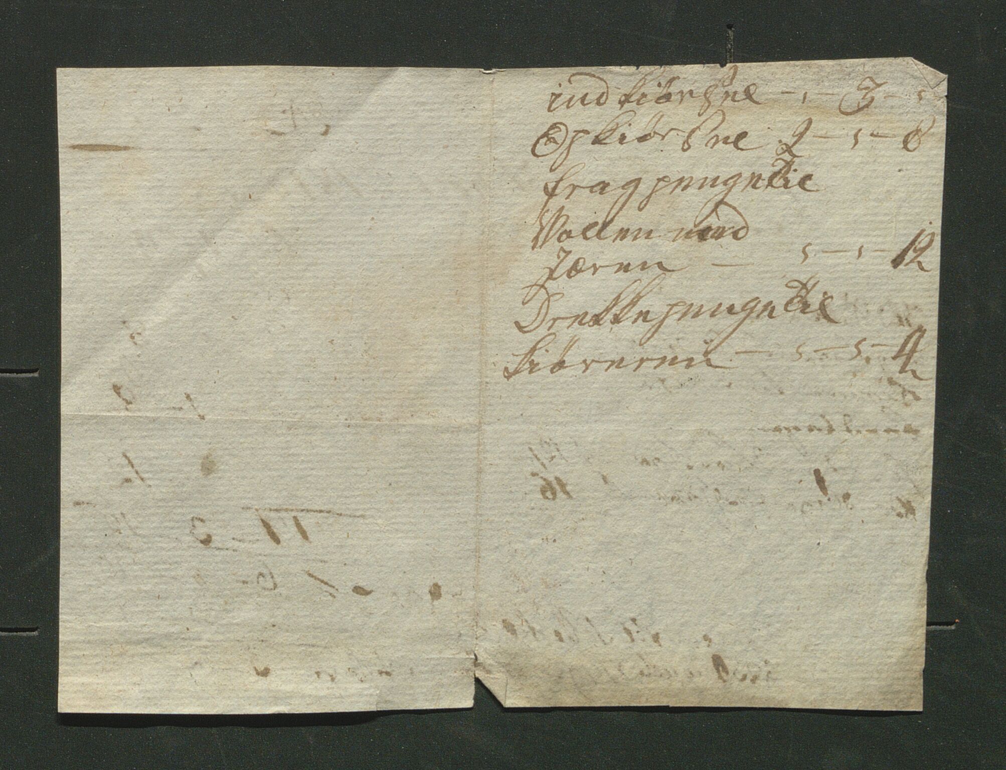 Åker i Vang, Hedmark, og familien Todderud, AV/SAH-ARK-010/R/Rb/L0001: Gjeldsbrev, regninger og kvitteringer, 1726-1829, p. 165