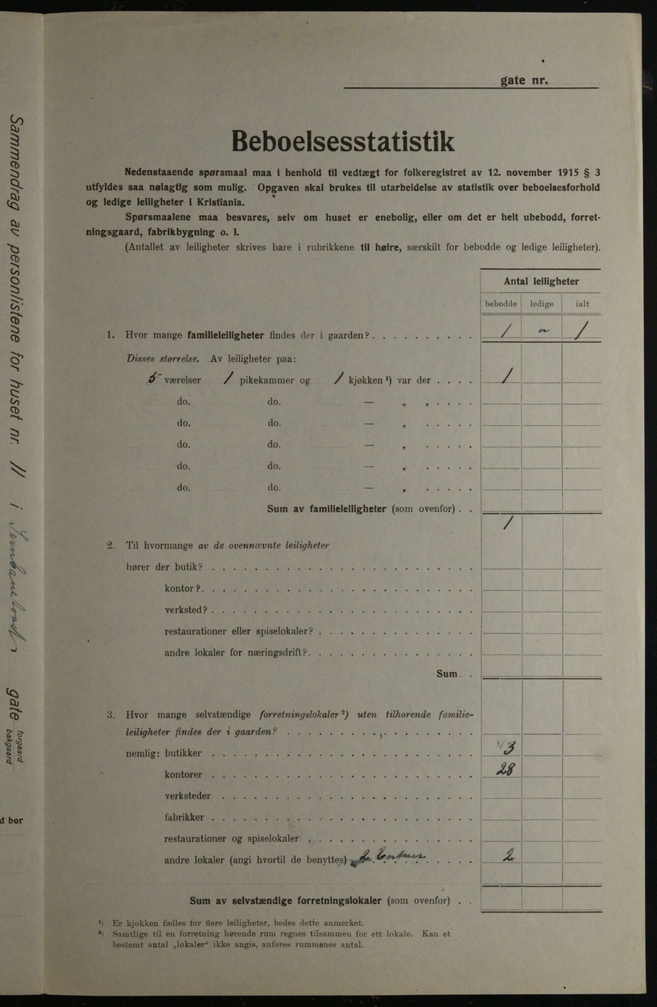 OBA, Municipal Census 1923 for Kristiania, 1923, p. 52591