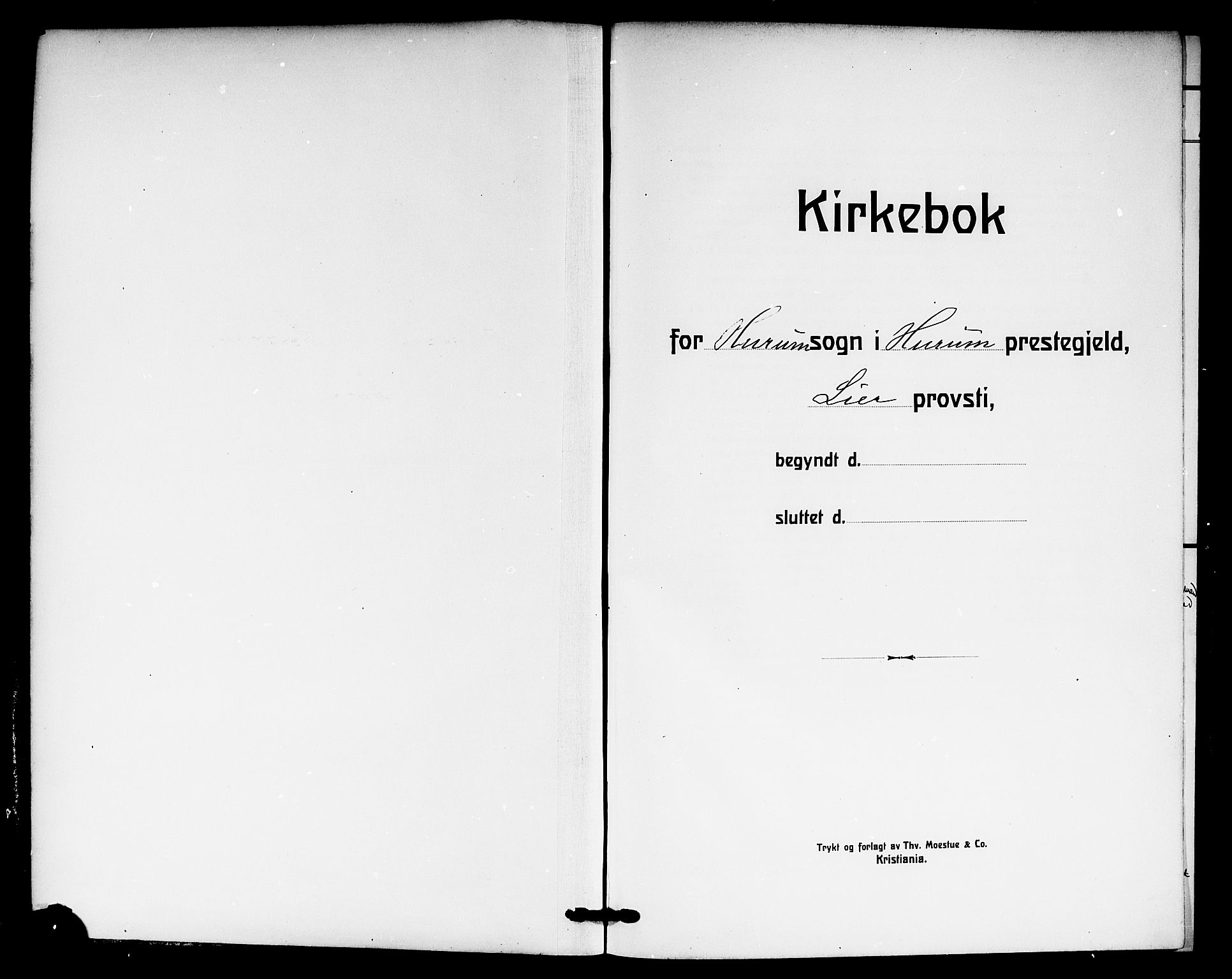 Hurum kirkebøker, AV/SAKO-A-229/G/Ga/L0005: Parish register (copy) no. I 5, 1908-1922