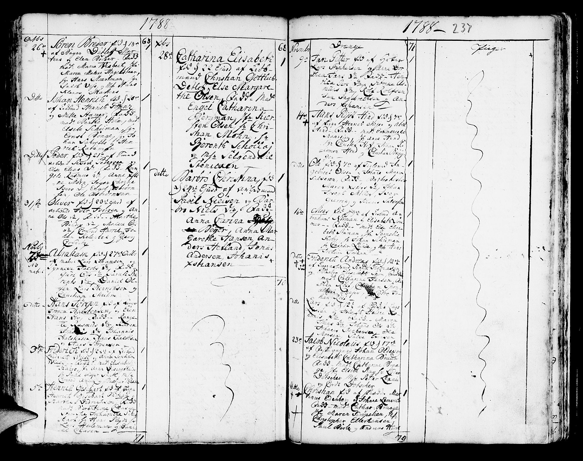 Korskirken sokneprestembete, SAB/A-76101/H/Haa/L0005: Parish register (official) no. A 5, 1751-1789, p. 237