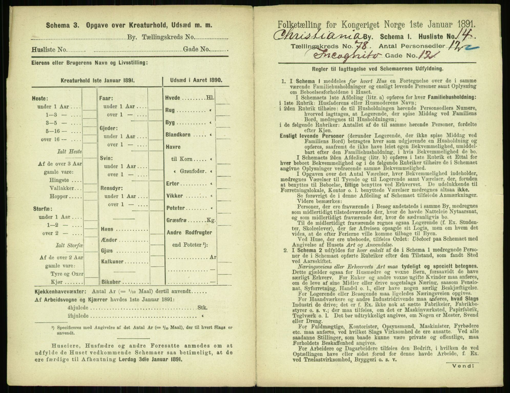 RA, 1891 census for 0301 Kristiania, 1891, p. 40891