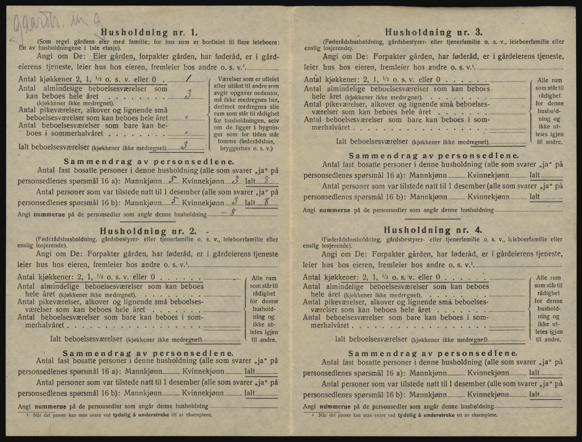 SAO, 1920 census for Onsøy, 1920, p. 2933