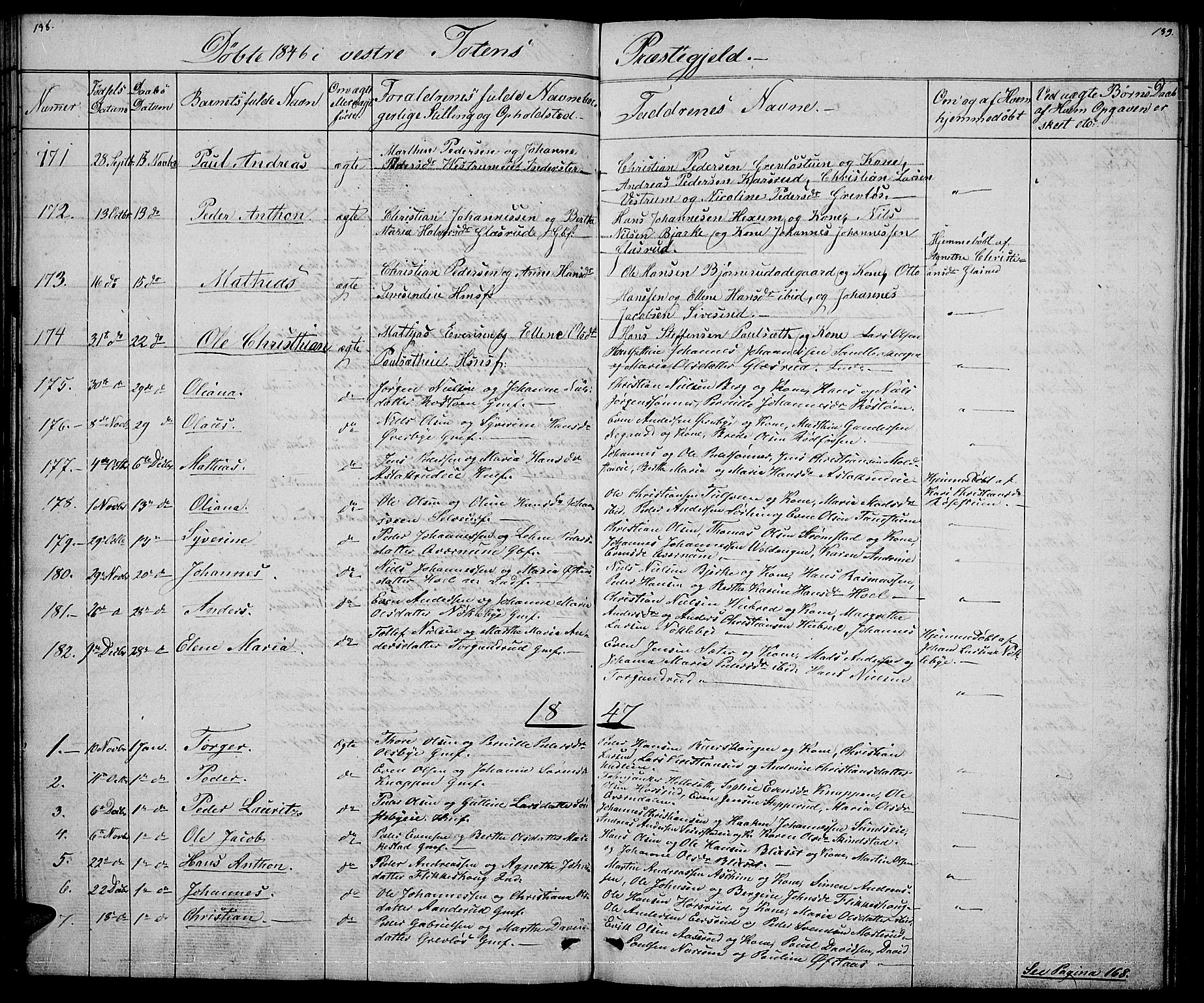 Vestre Toten prestekontor, SAH/PREST-108/H/Ha/Hab/L0002: Parish register (copy) no. 2, 1836-1848, p. 138-139