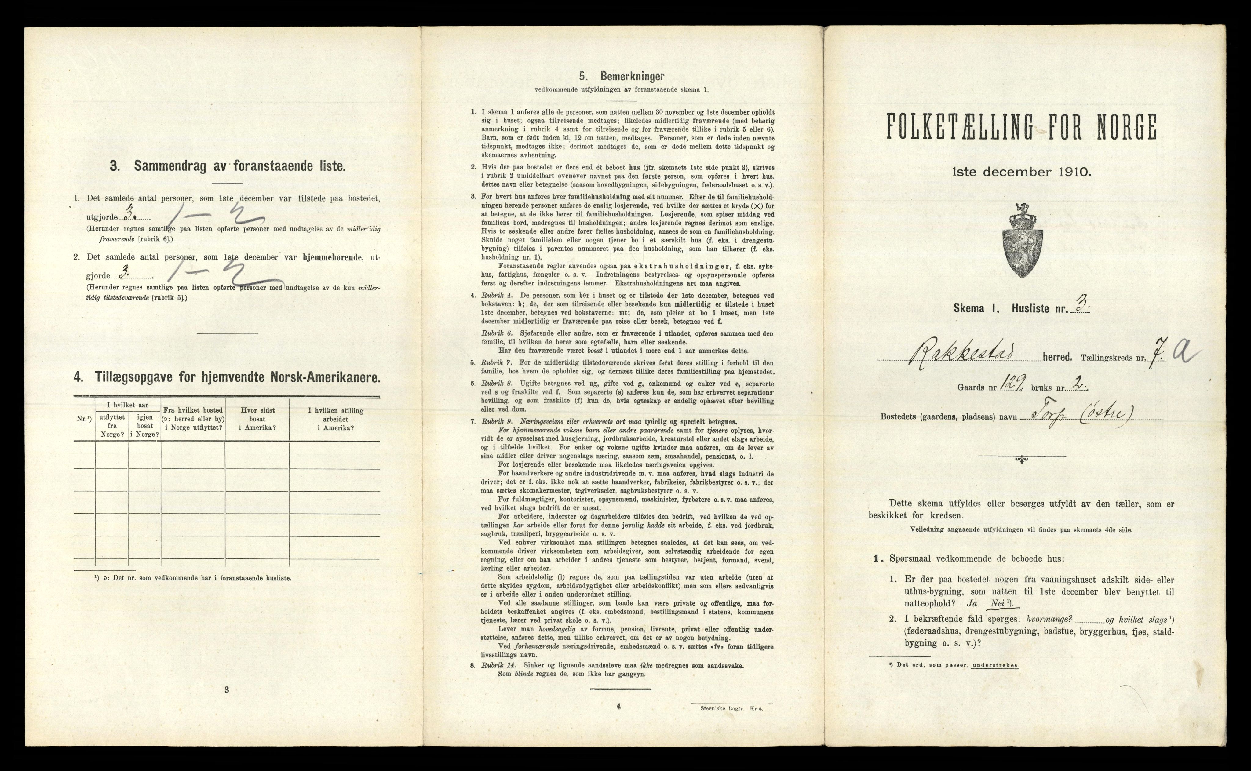 RA, 1910 census for Rakkestad, 1910, p. 1221