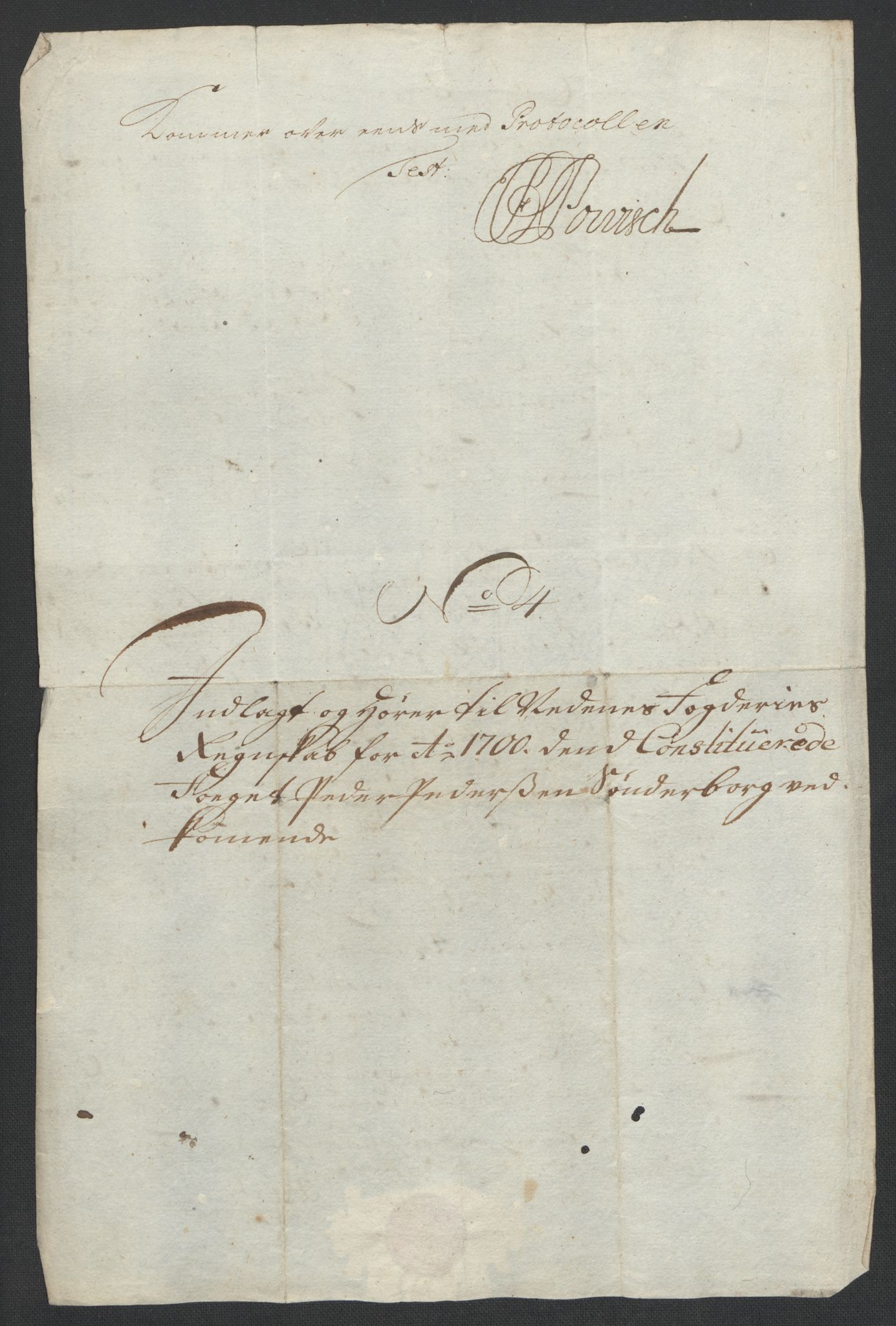 Rentekammeret inntil 1814, Reviderte regnskaper, Fogderegnskap, AV/RA-EA-4092/R39/L2315: Fogderegnskap Nedenes, 1700-1701, p. 38