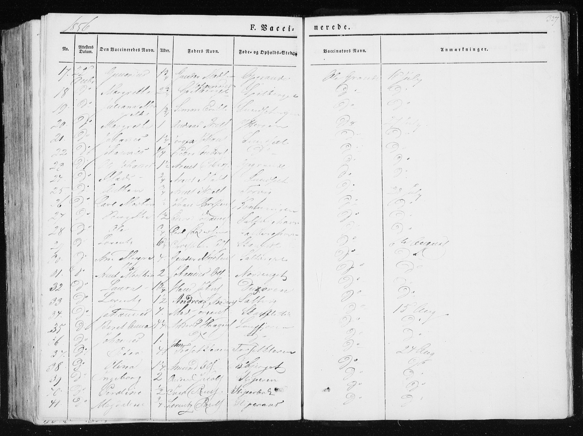 Ministerialprotokoller, klokkerbøker og fødselsregistre - Nord-Trøndelag, SAT/A-1458/733/L0323: Parish register (official) no. 733A02, 1843-1870, p. 327