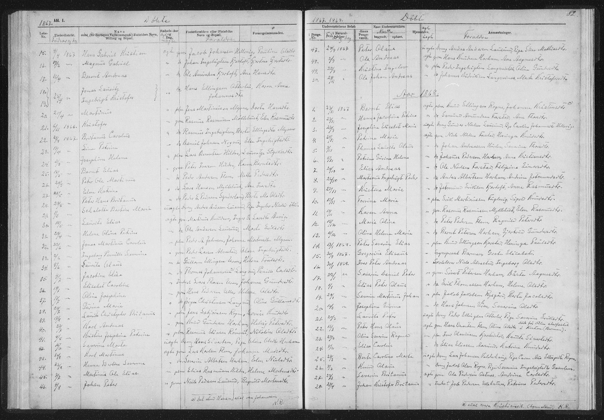 Ministerialprotokoller, klokkerbøker og fødselsregistre - Møre og Romsdal, AV/SAT-A-1454/536/L0514: Parish register (official) no. 536D01, 1840-1875, p. 82