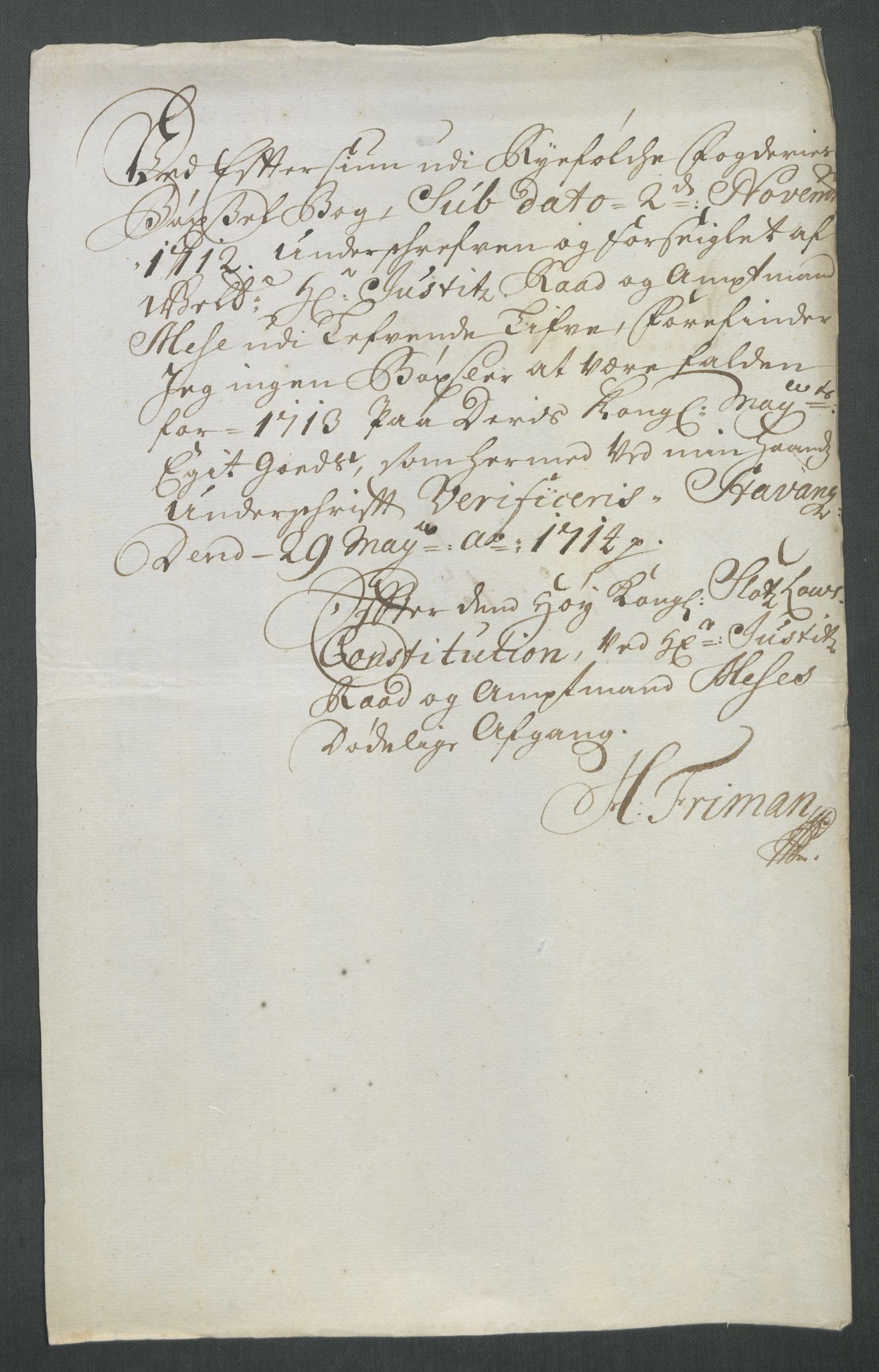 Rentekammeret inntil 1814, Reviderte regnskaper, Fogderegnskap, RA/EA-4092/R47/L2866: Fogderegnskap Ryfylke, 1713, p. 202