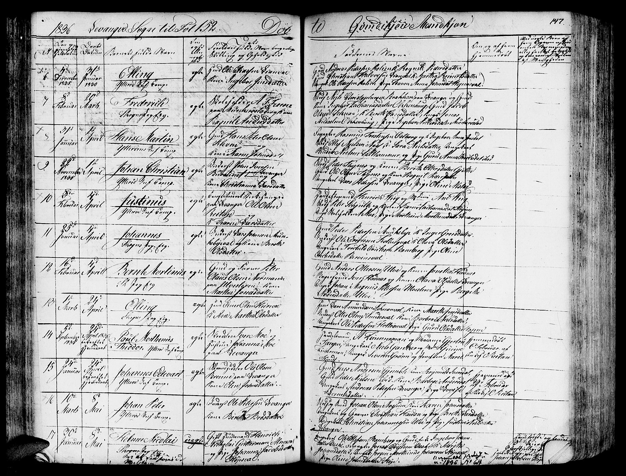 Ministerialprotokoller, klokkerbøker og fødselsregistre - Nord-Trøndelag, AV/SAT-A-1458/717/L0152: Parish register (official) no. 717A05 /3, 1828-1836, p. 147