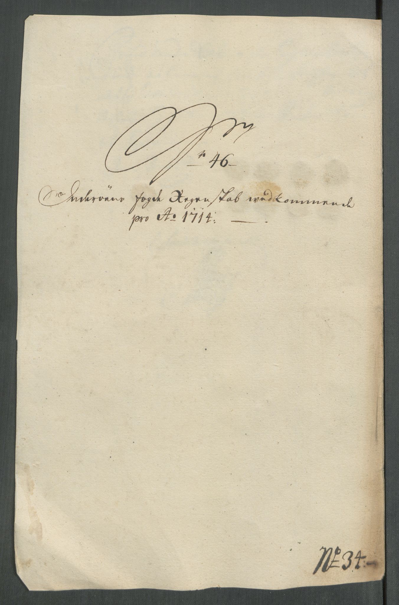 Rentekammeret inntil 1814, Reviderte regnskaper, Fogderegnskap, RA/EA-4092/R63/L4322: Fogderegnskap Inderøy, 1714, p. 361