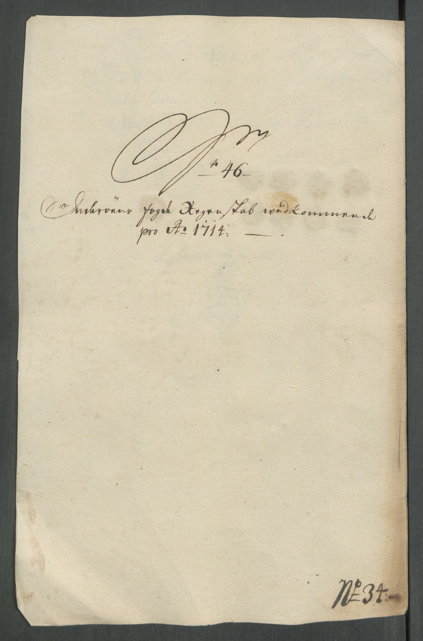 Rentekammeret inntil 1814, Reviderte regnskaper, Fogderegnskap, AV/RA-EA-4092/R63/L4322: Fogderegnskap Inderøy, 1714, p. 361