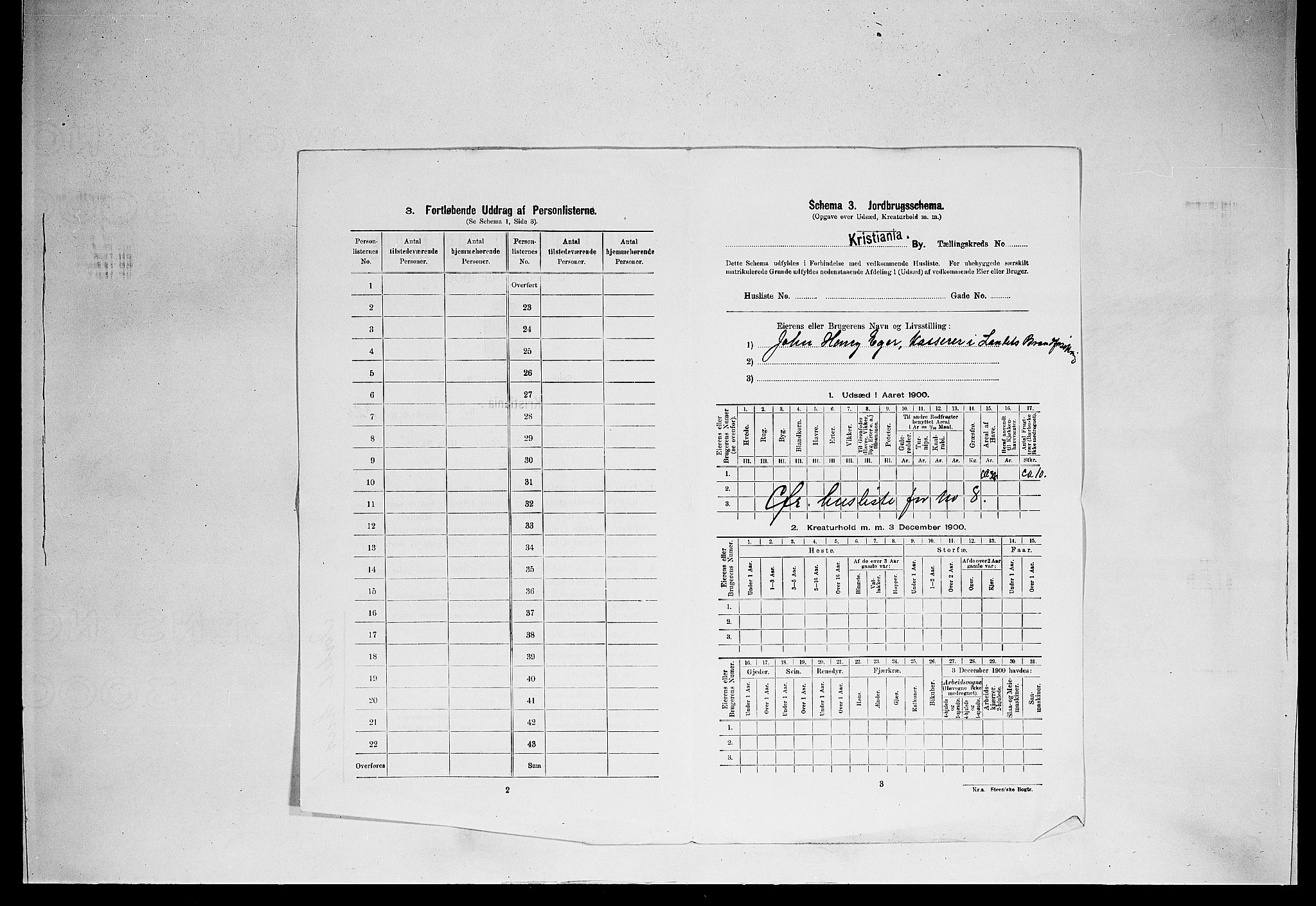 SAO, 1900 census for Kristiania, 1900, p. 22657