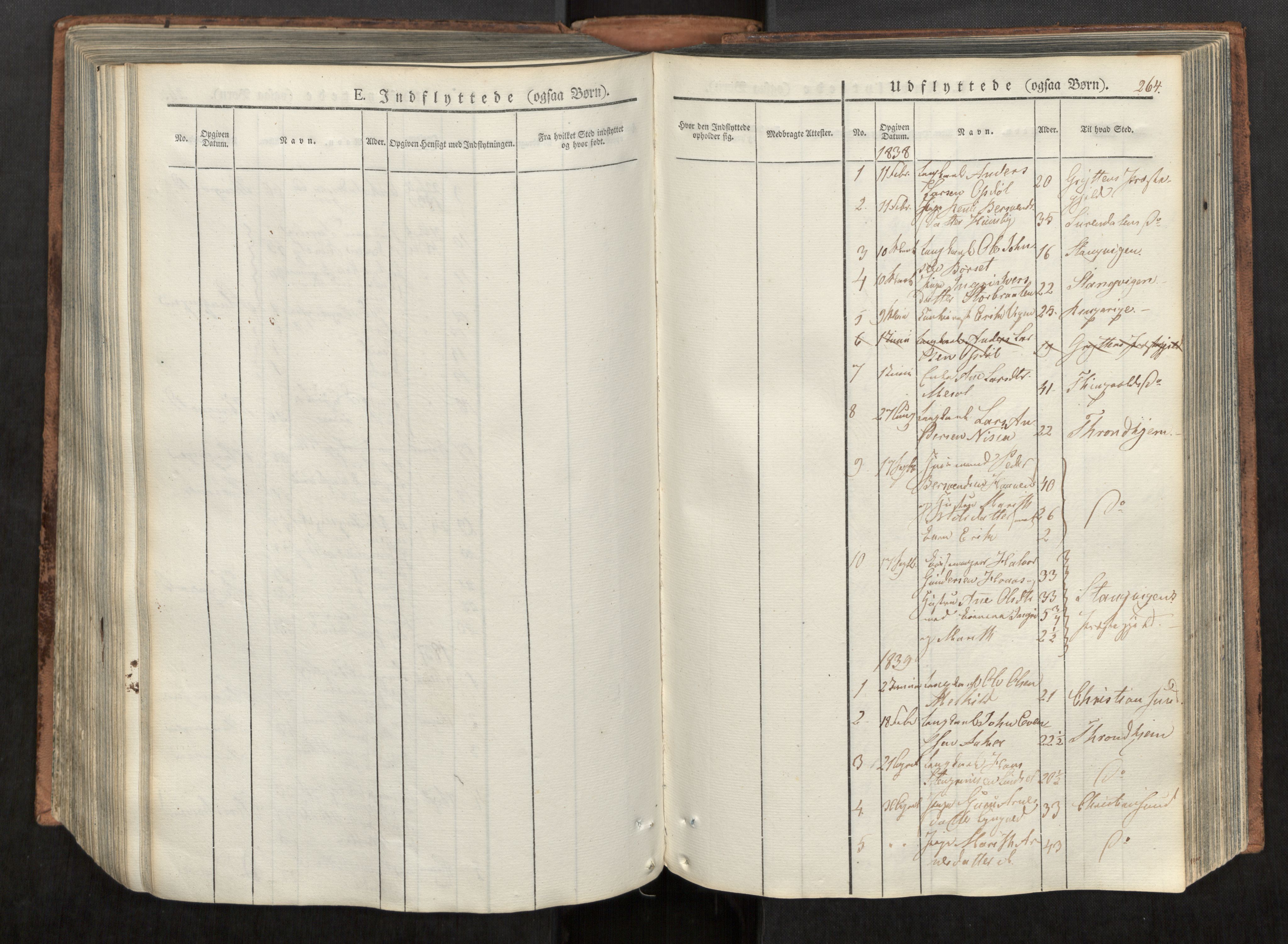 Ministerialprotokoller, klokkerbøker og fødselsregistre - Møre og Romsdal, SAT/A-1454/590/L1012: Parish register (official) no. 590A04, 1832-1846, p. 264