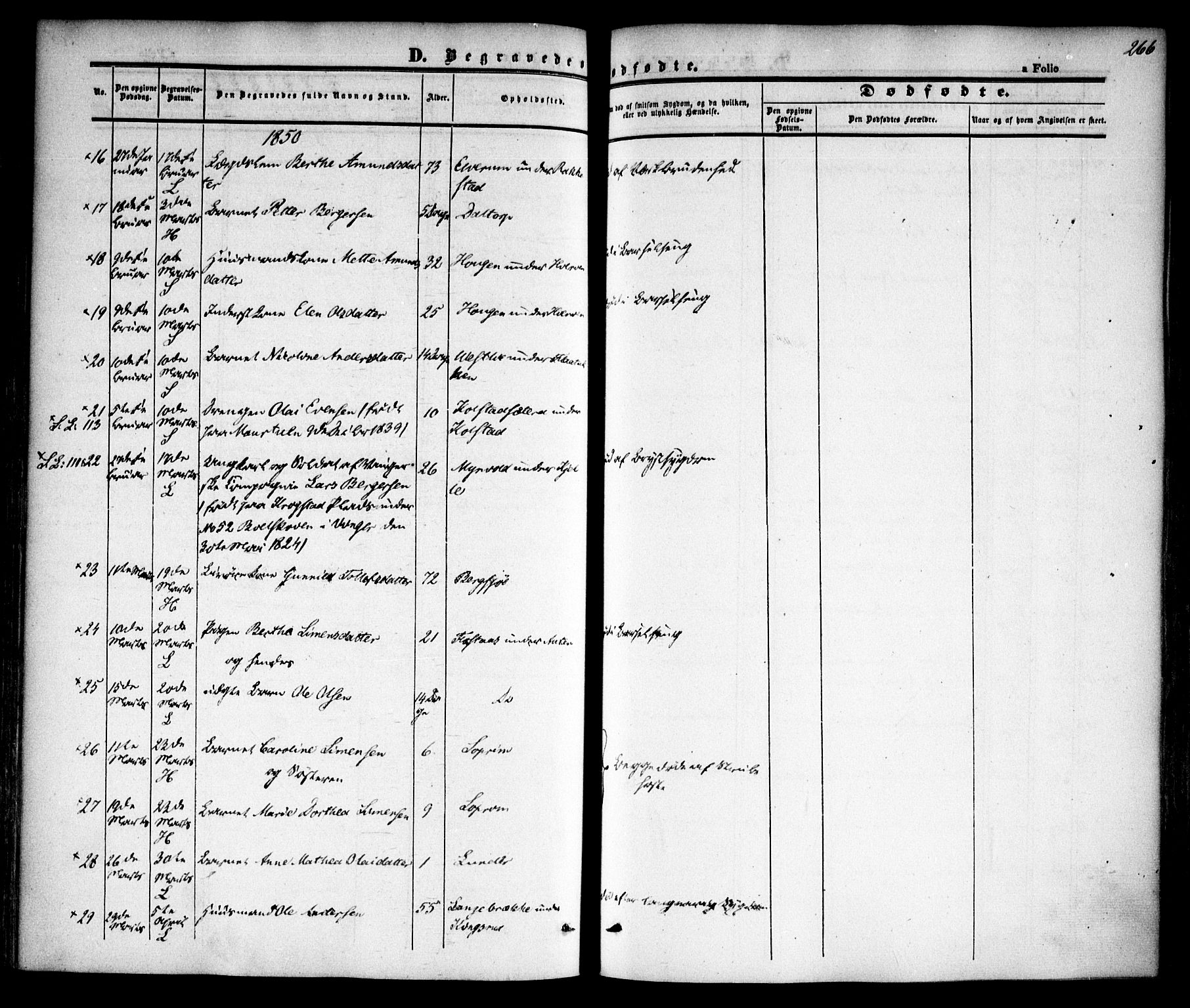 Høland prestekontor Kirkebøker, AV/SAO-A-10346a/F/Fa/L0009: Parish register (official) no. I 9, 1846-1853, p. 266