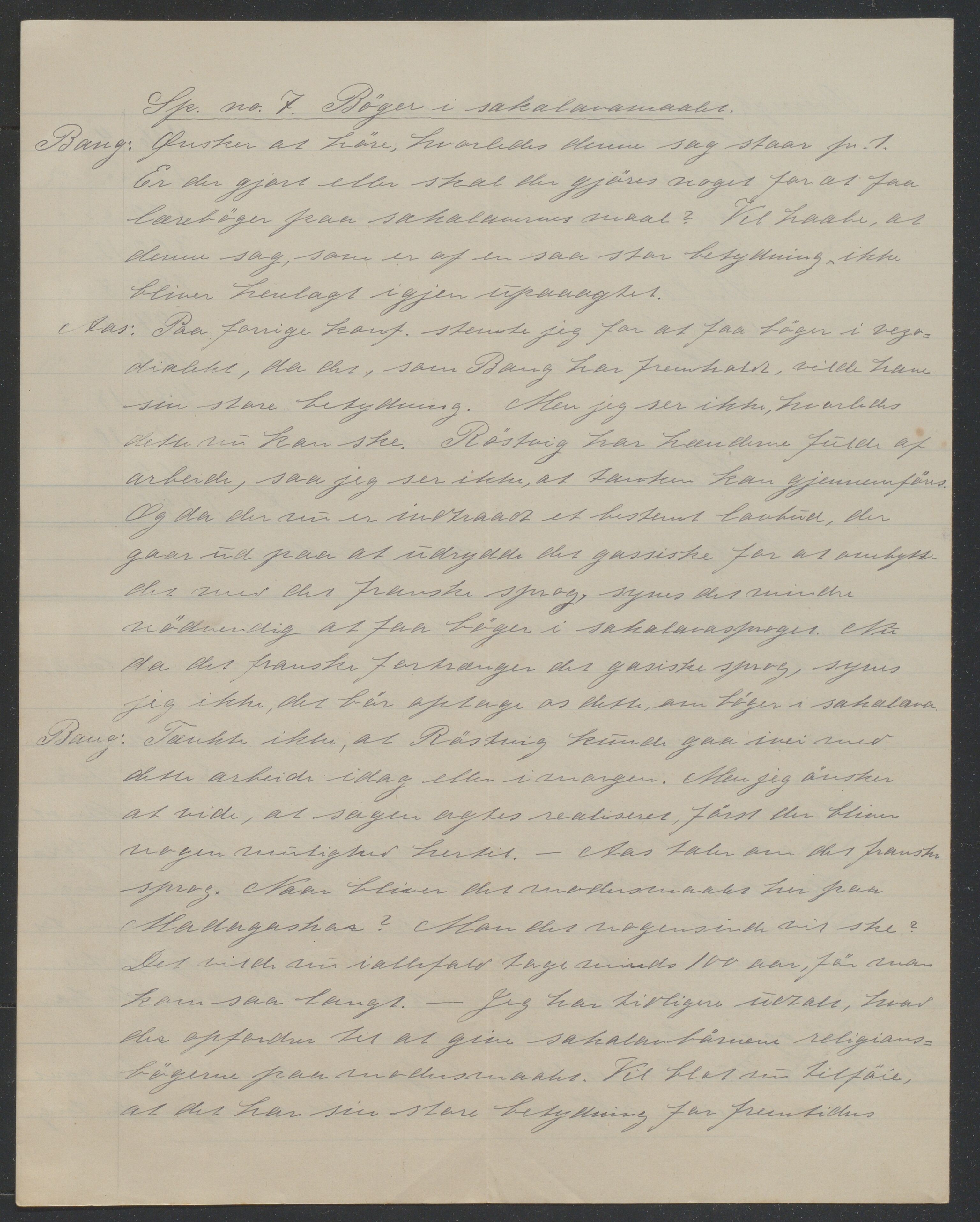 Det Norske Misjonsselskap - hovedadministrasjonen, VID/MA-A-1045/D/Da/Daa/L0041/0010: Konferansereferat og årsberetninger / Konferansereferat fra Vest-Madagaskar., 1897