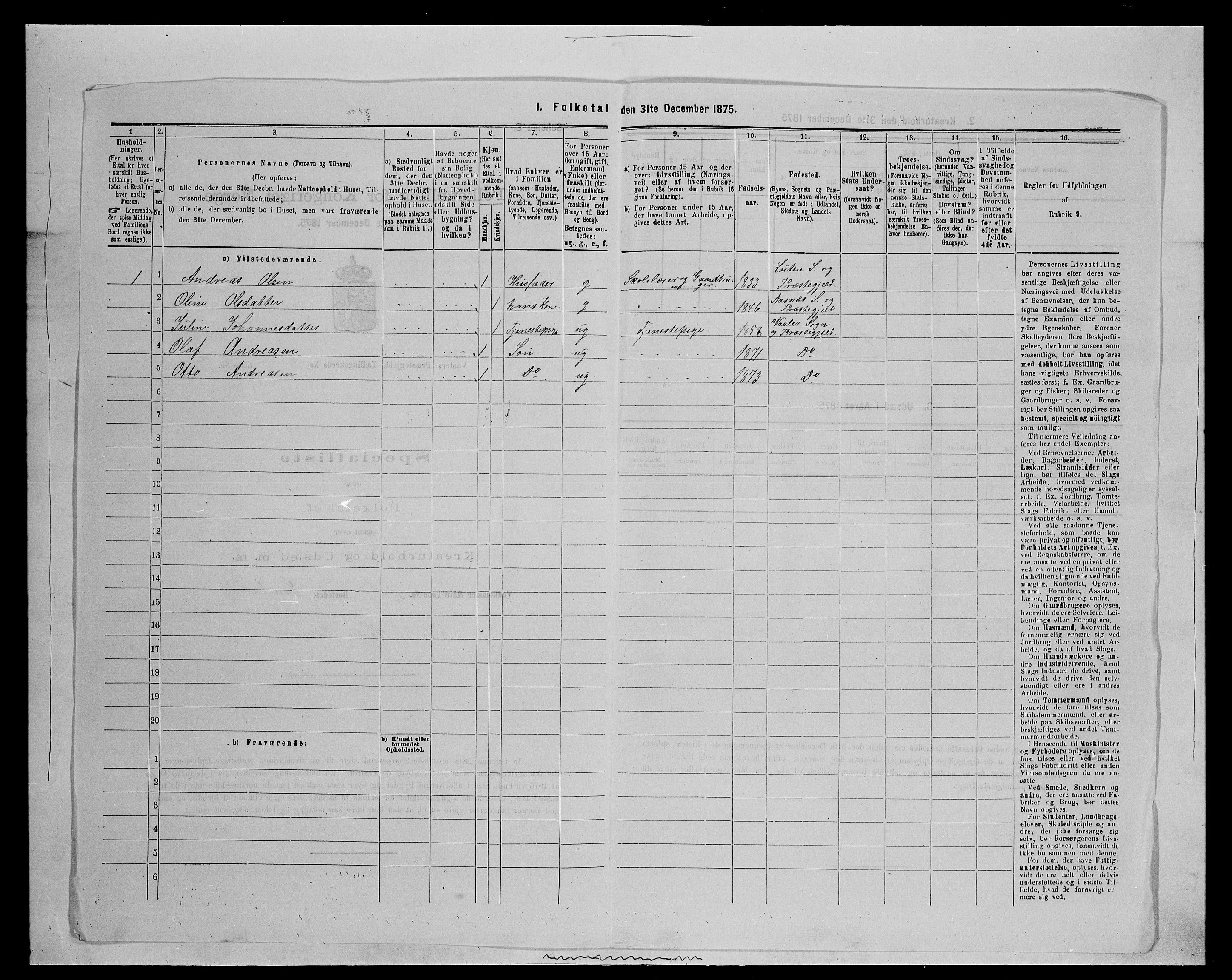 SAH, 1875 census for 0426P Våler parish (Hedmark), 1875, p. 390