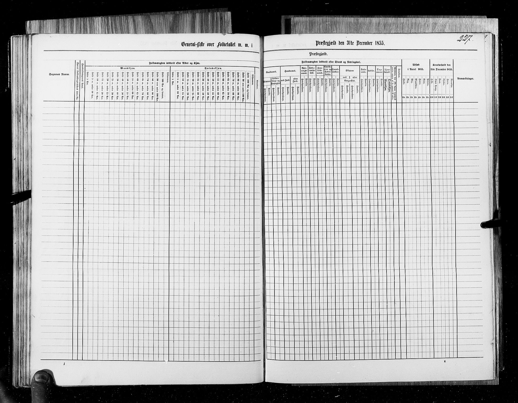 RA, Census 1855, vol. 6B: Nordland amt og Finnmarken amt, 1855, p. 227