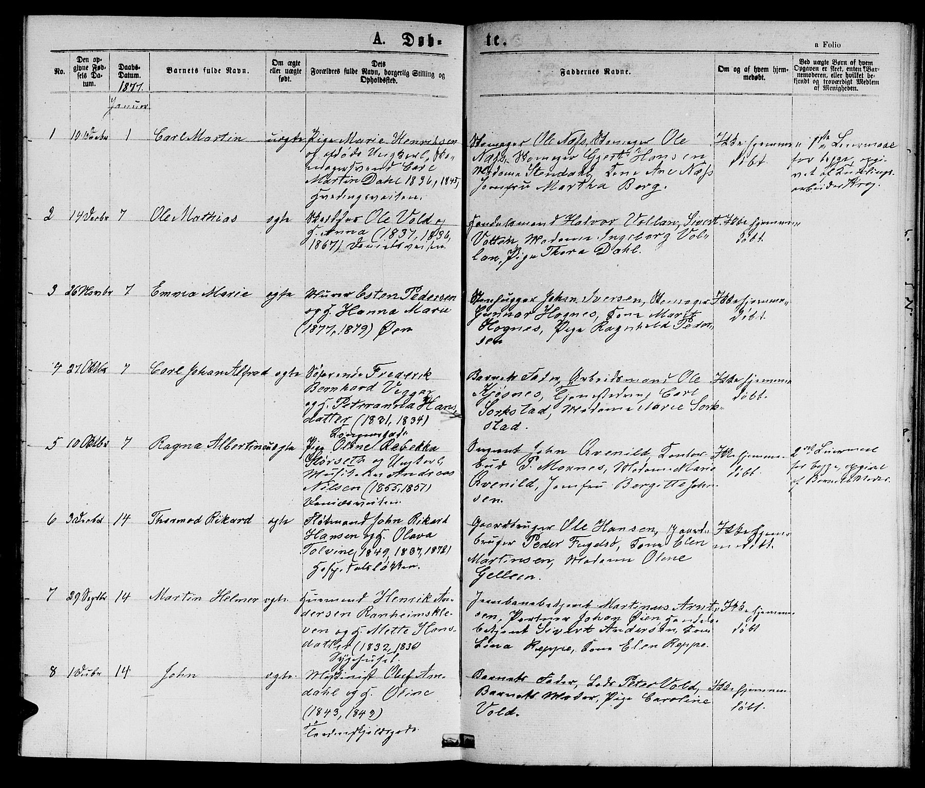Ministerialprotokoller, klokkerbøker og fødselsregistre - Sør-Trøndelag, SAT/A-1456/601/L0088: Parish register (copy) no. 601C06, 1870-1878, p. 152d