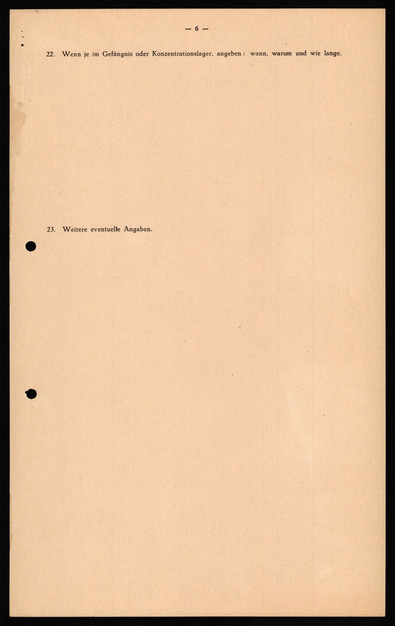 Forsvaret, Forsvarets overkommando II, RA/RAFA-3915/D/Db/L0021: CI Questionaires. Tyske okkupasjonsstyrker i Norge. Tyskere., 1945-1946, p. 238