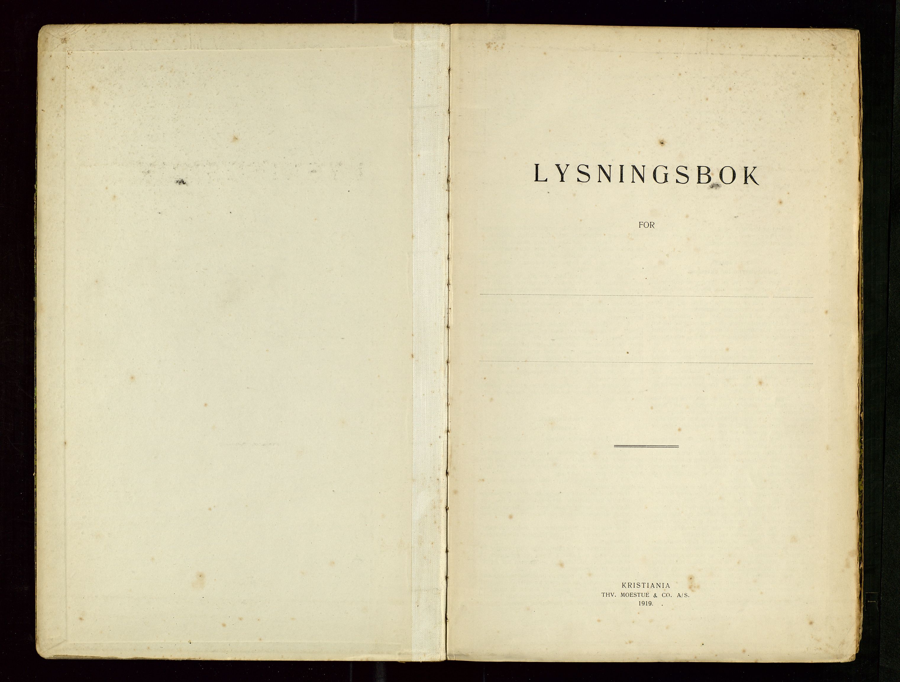 Finnøy sokneprestkontor, AV/SAST-A-101825/I/Ie/L0001: Banns register no. 1, 1919-1949