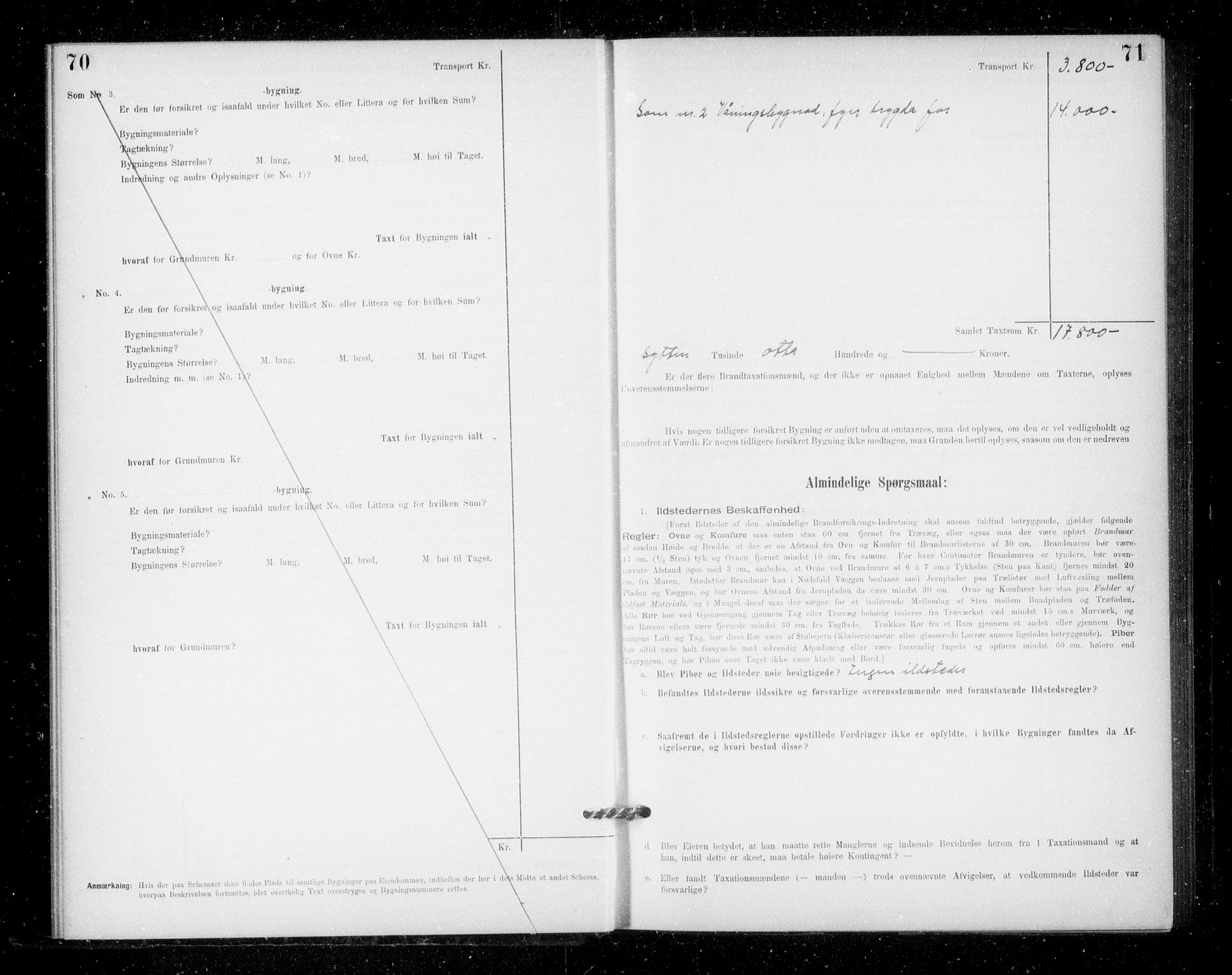 Lensmannen i Jondal, AV/SAB-A-33101/0012/L0005: Branntakstprotokoll, skjematakst, 1894-1951, p. 70-71