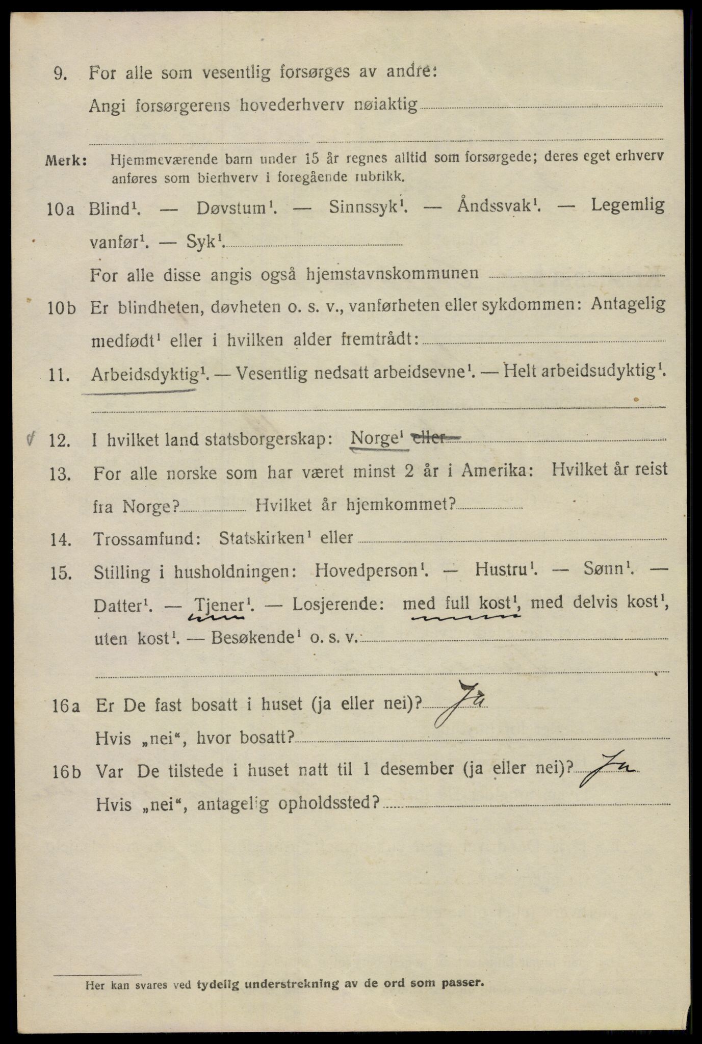 SAO, 1920 census for Kristiania, 1920, p. 163494