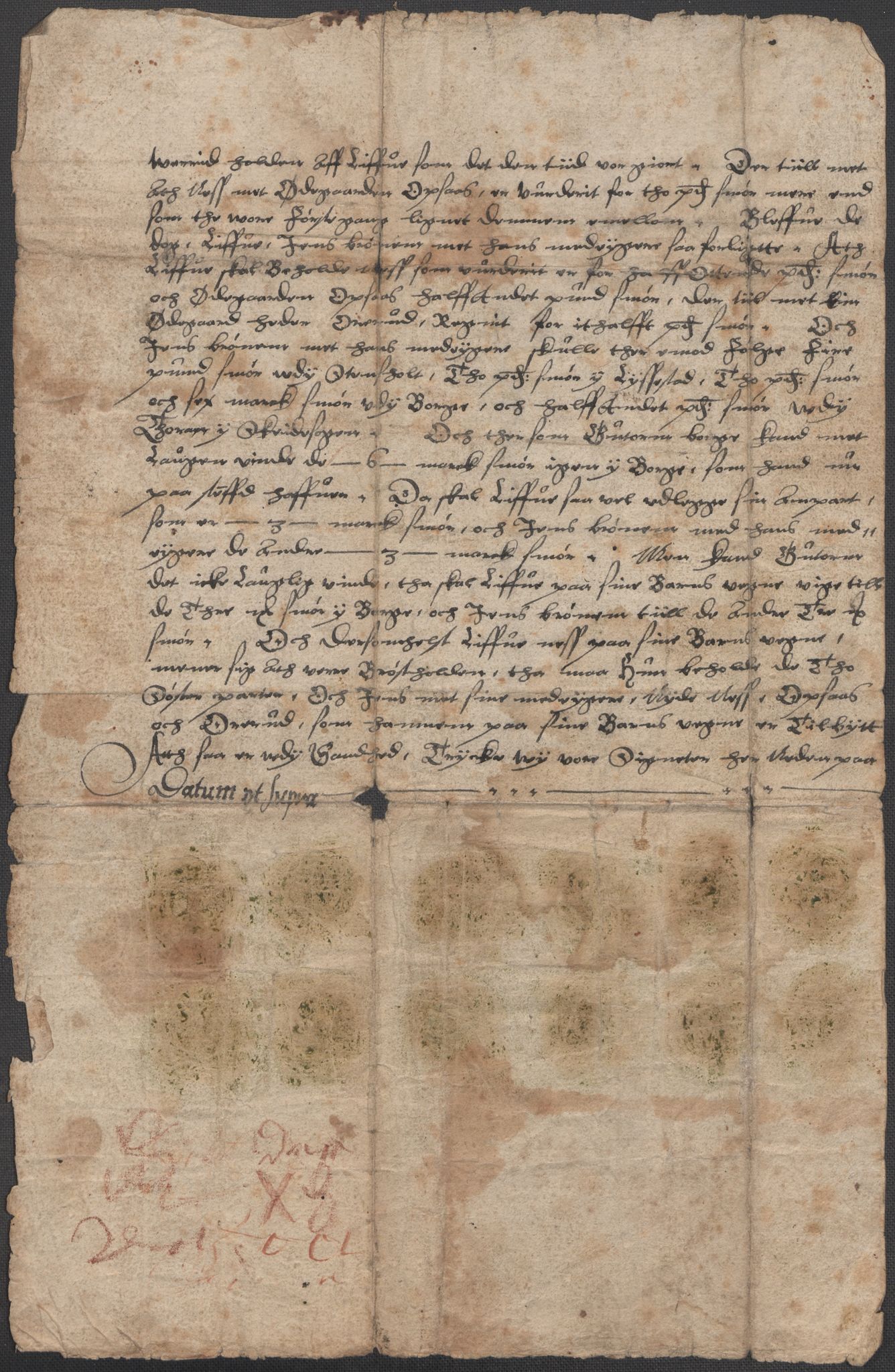 Riksarkivets diplomsamling, AV/RA-EA-5965/F15/L0023: Prestearkiv - Vestfold, 1582-1820, p. 123