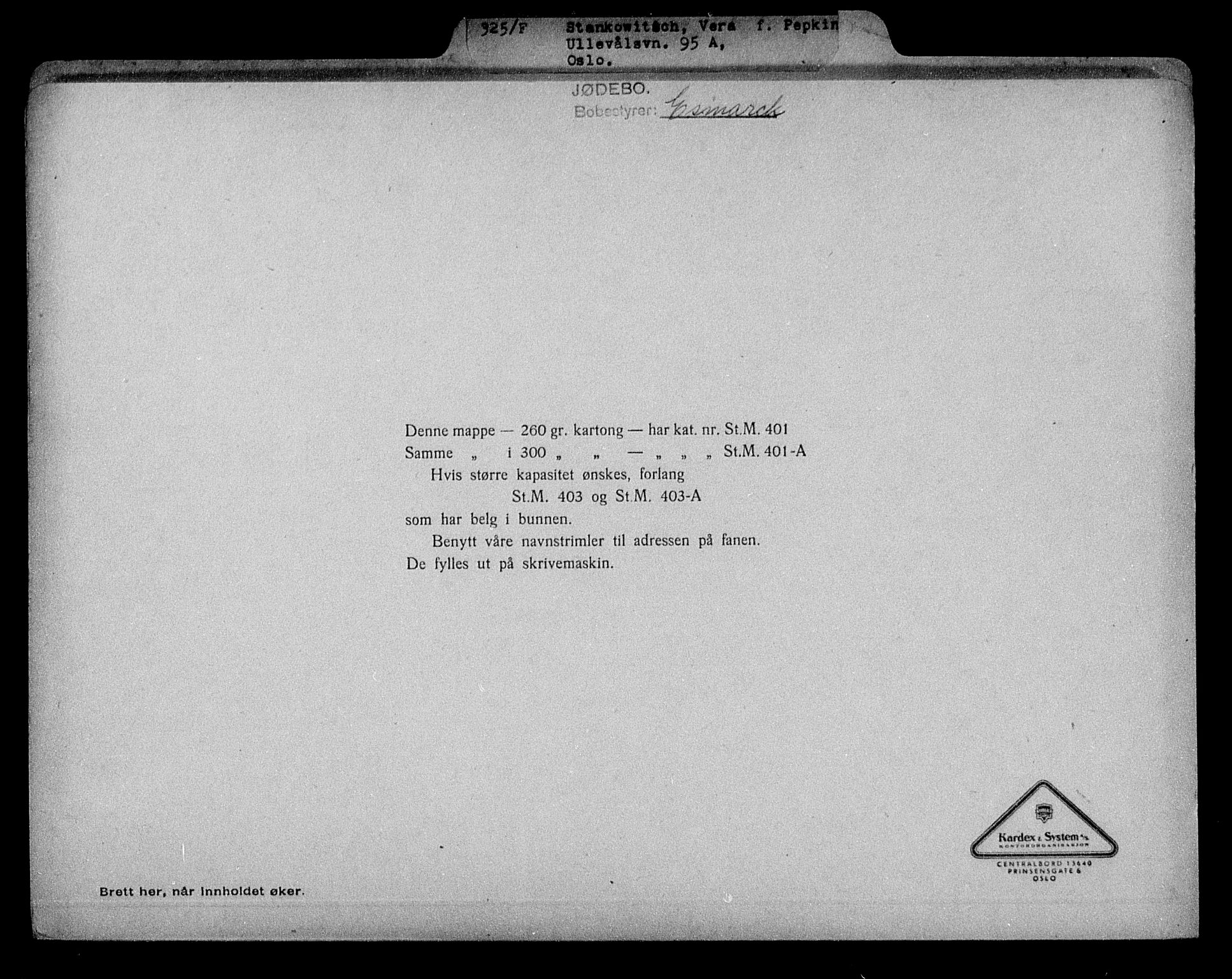 Justisdepartementet, Tilbakeføringskontoret for inndratte formuer, RA/S-1564/H/Hc/Hcc/L0982: --, 1945-1947, p. 483