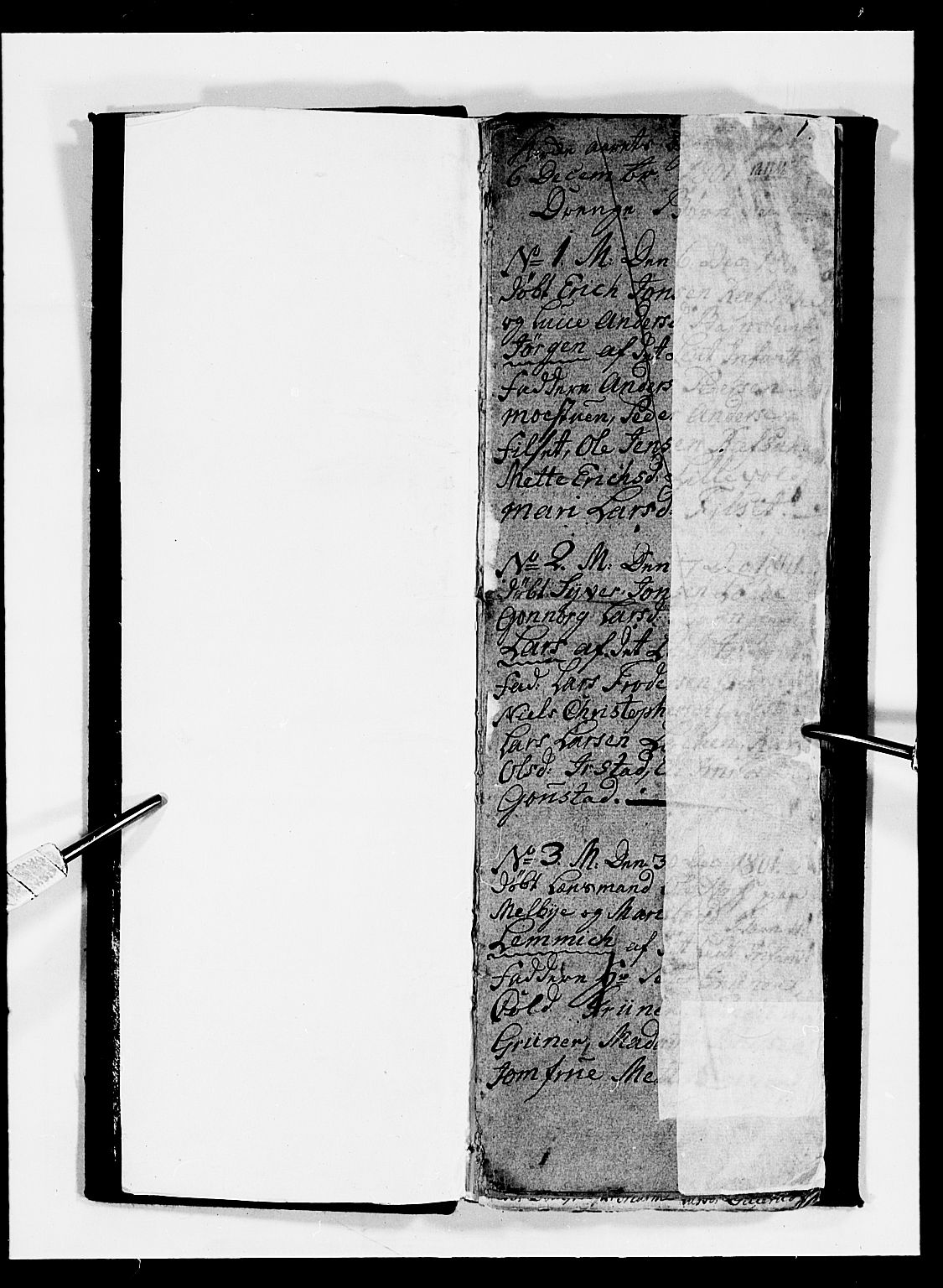 Romedal prestekontor, AV/SAH-PREST-004/L/L0003: Parish register (copy) no. 3, 1801-1806, p. 0-1